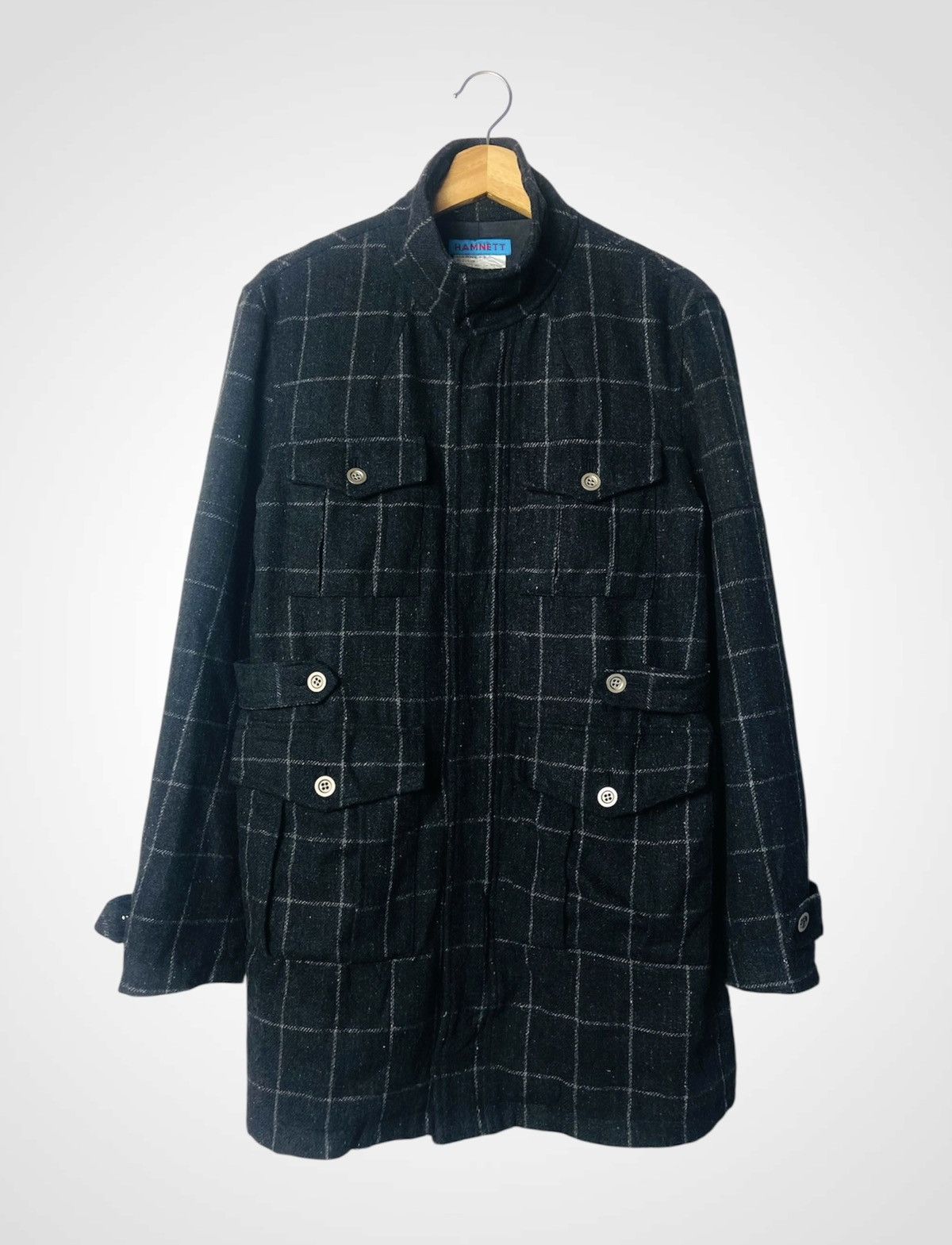 Katharine Hamnett London Katharine Hamnett London Wool Jacket Size L / US 10 / IT 46 - 1 Thumbnail