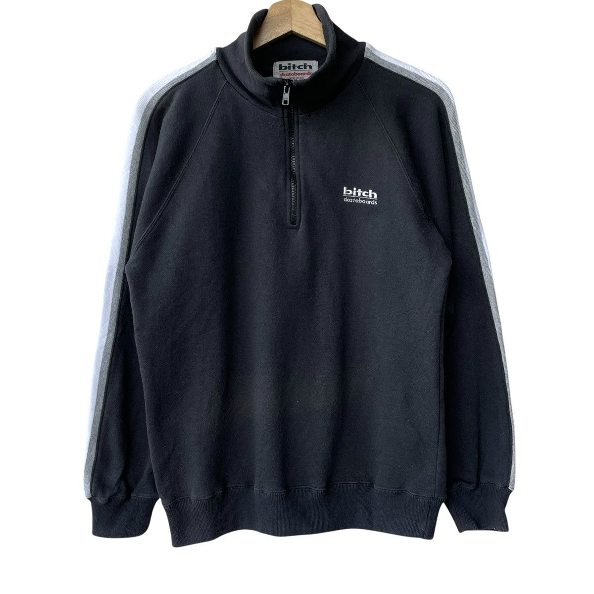 Vintage Vintage 1990s BITCH Skateboards Logo Hoodie | Grailed