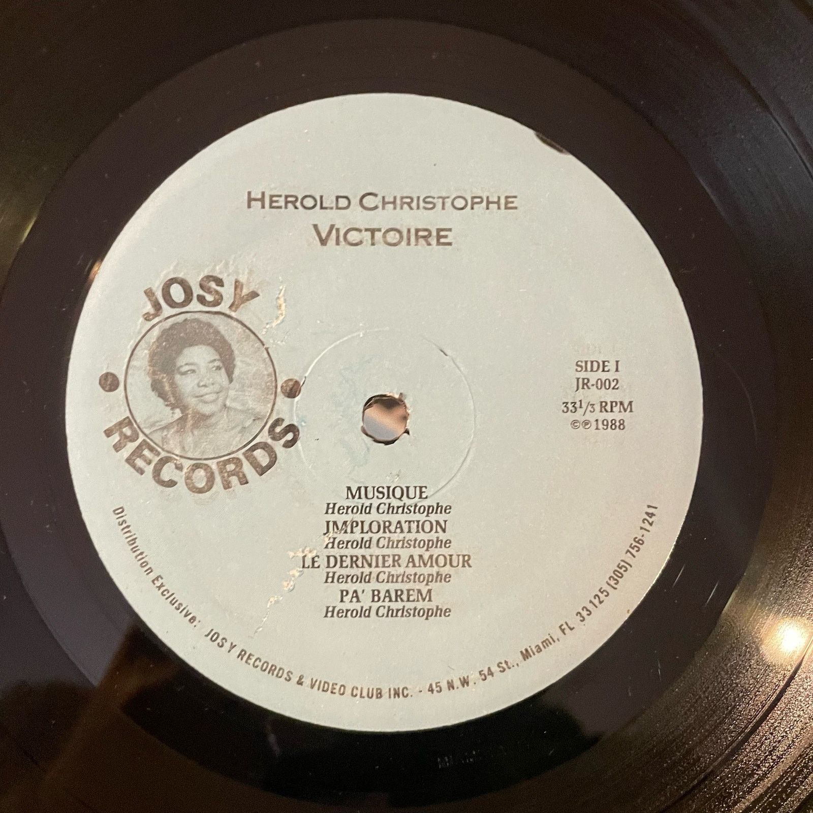 INTENTIONALLY BLANK Herold Christophe - Victoire LP vintage vinyl record latin Size ONE SIZE - 3 Thumbnail