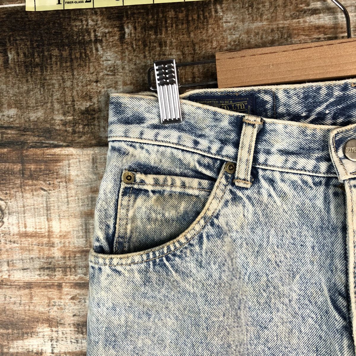 Edwin Edwin vintage Blue Denim Pants #A2125 Size US 30 / EU 46 - 7 Thumbnail