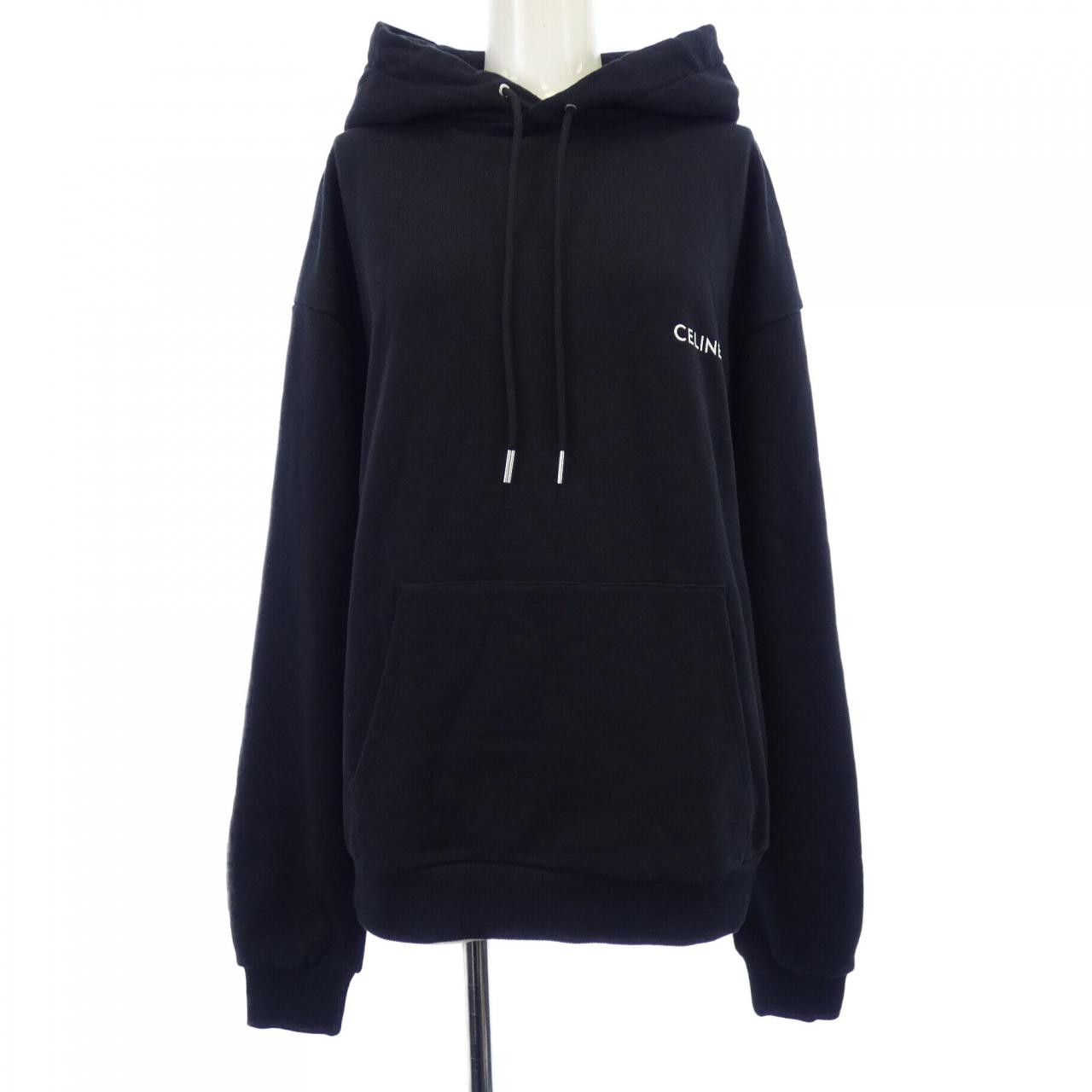 Celine Celine Celine CELINE Loose Hoodie Hoodie Cotton Sweatshirts & Hoodies 2Y958670Q DUTY FREE for USA Size ONE SIZE - 1 Thumbnail