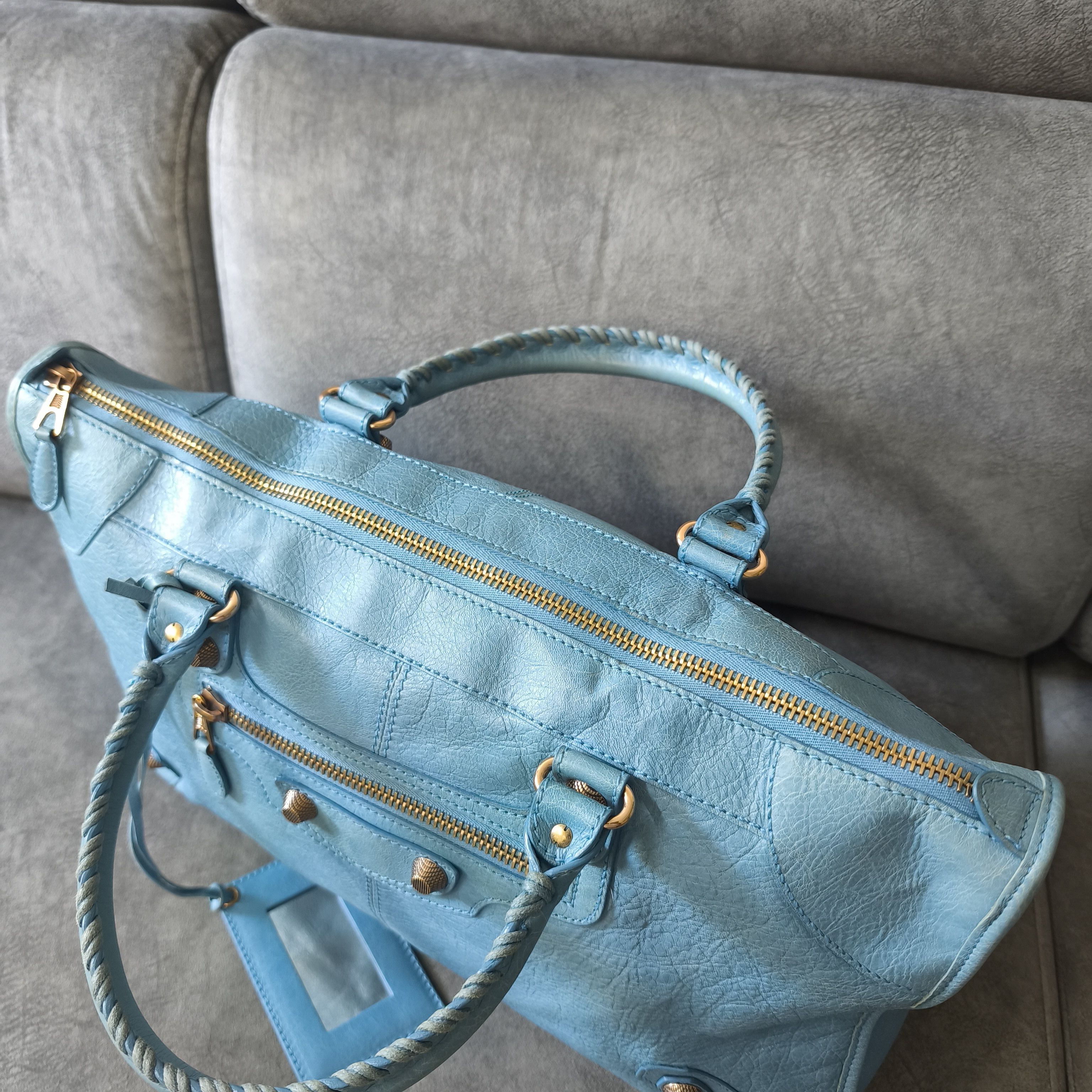 Balenciaga BALENCIAGA 2000s - Work Lambskin Giant Hardware City Bag Size ONE SIZE - 12 Thumbnail