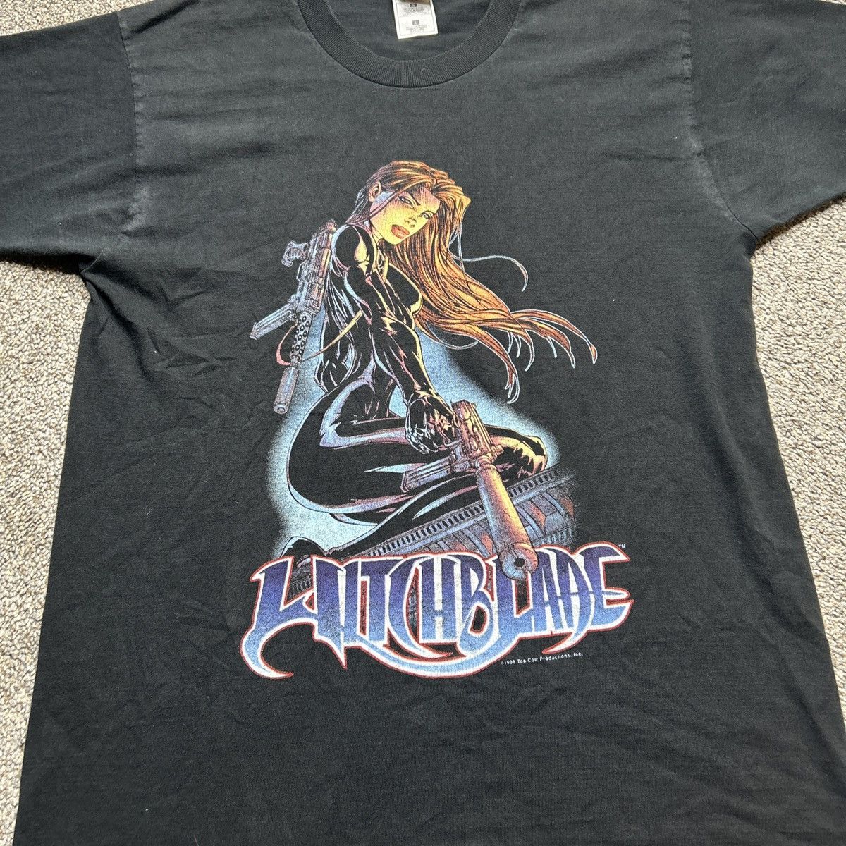 Anime × Vintage Vintage 1999 witchblade graphic comic tee shirt Size US L / EU 52-54 / 3 - 2 Thumbnail