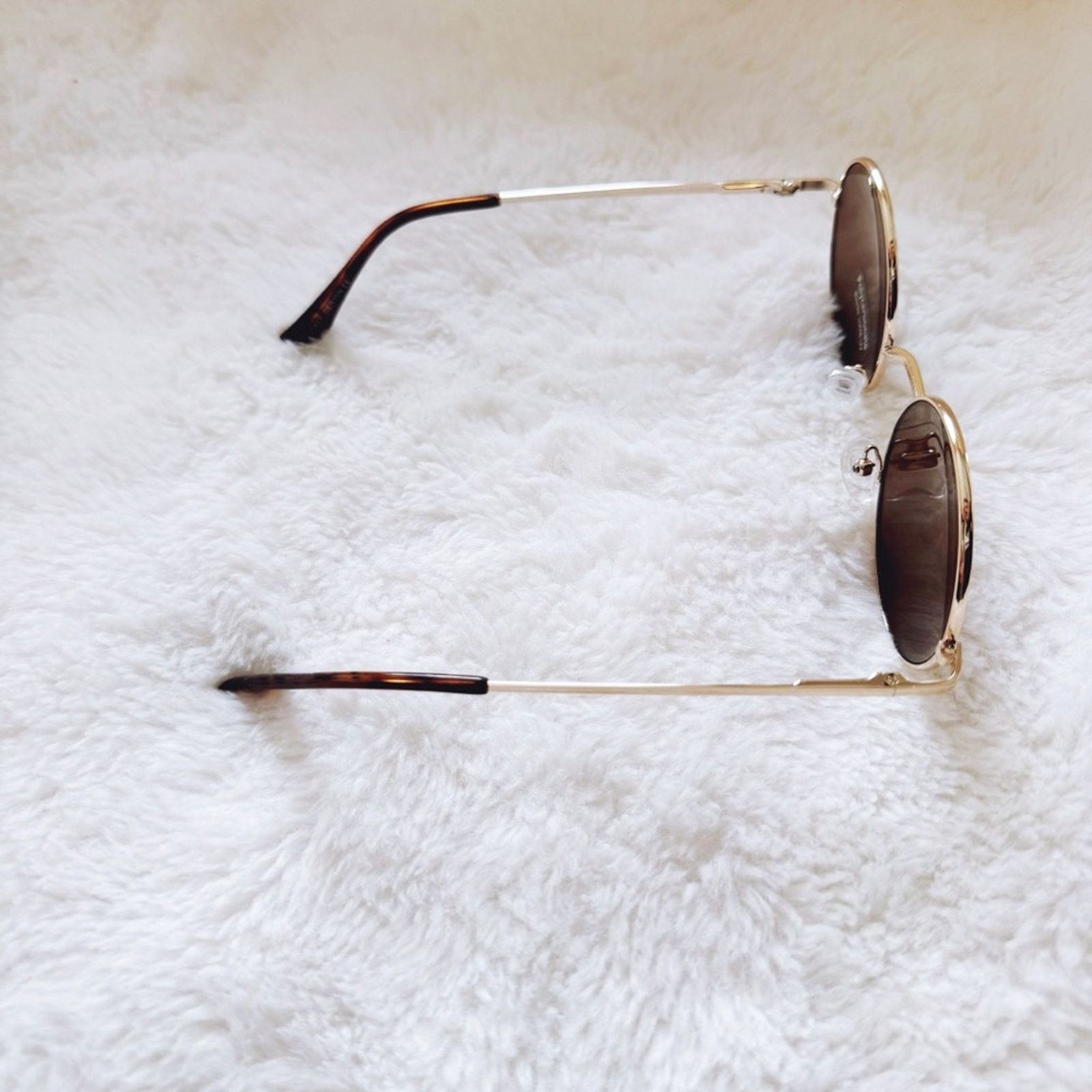 Other Harper Silver & Gold Rims Round Lens Sunglasses Size ONE SIZE - 5 Thumbnail