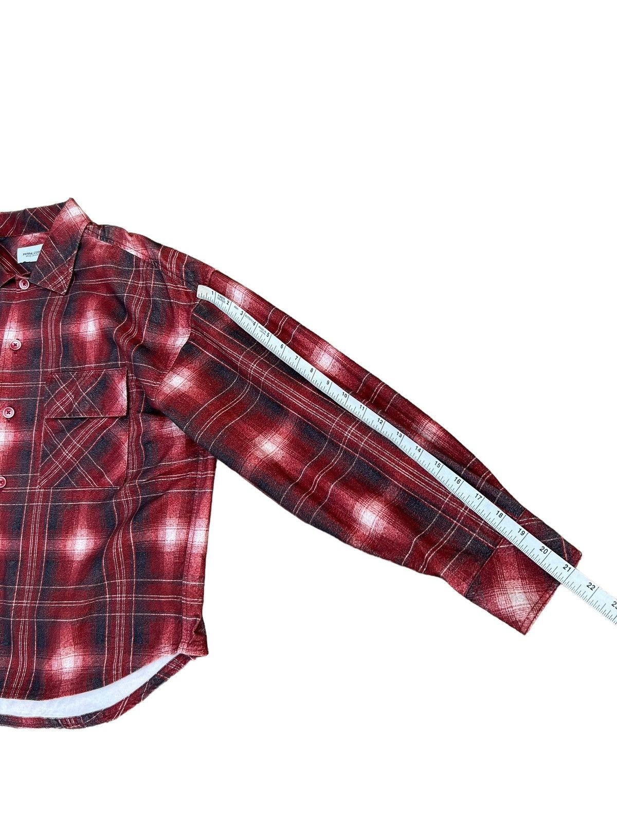 Flannel Primalcode Newwave Japan Plaid Big Fit Cropped lannel Shirt Size US XL / EU 56 / 4 - 3 Thumbnail
