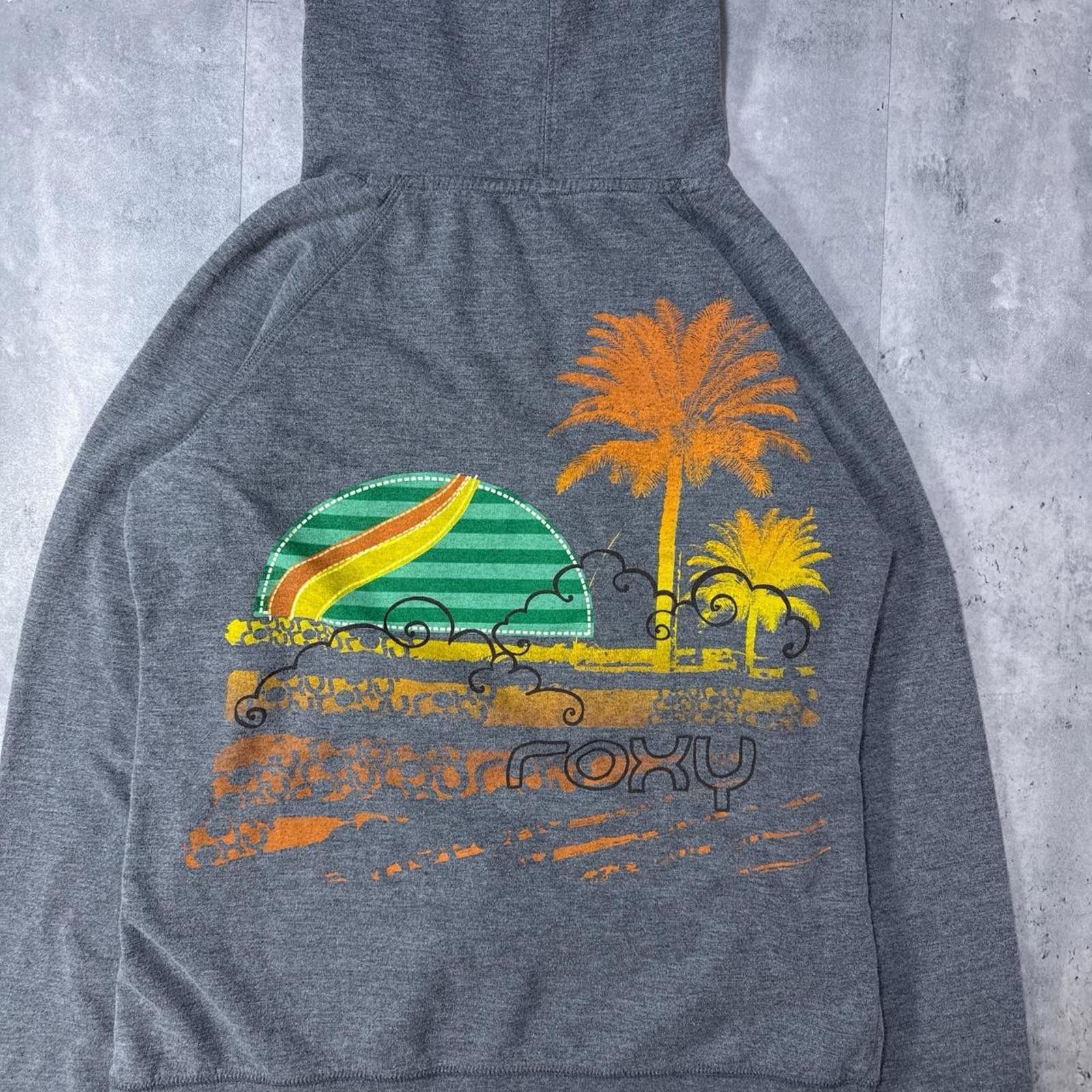 Royal Robbins Y2K Roxy 00s Gray Hoodie Jacket Size L / US 10 / IT 46 - 6 Thumbnail