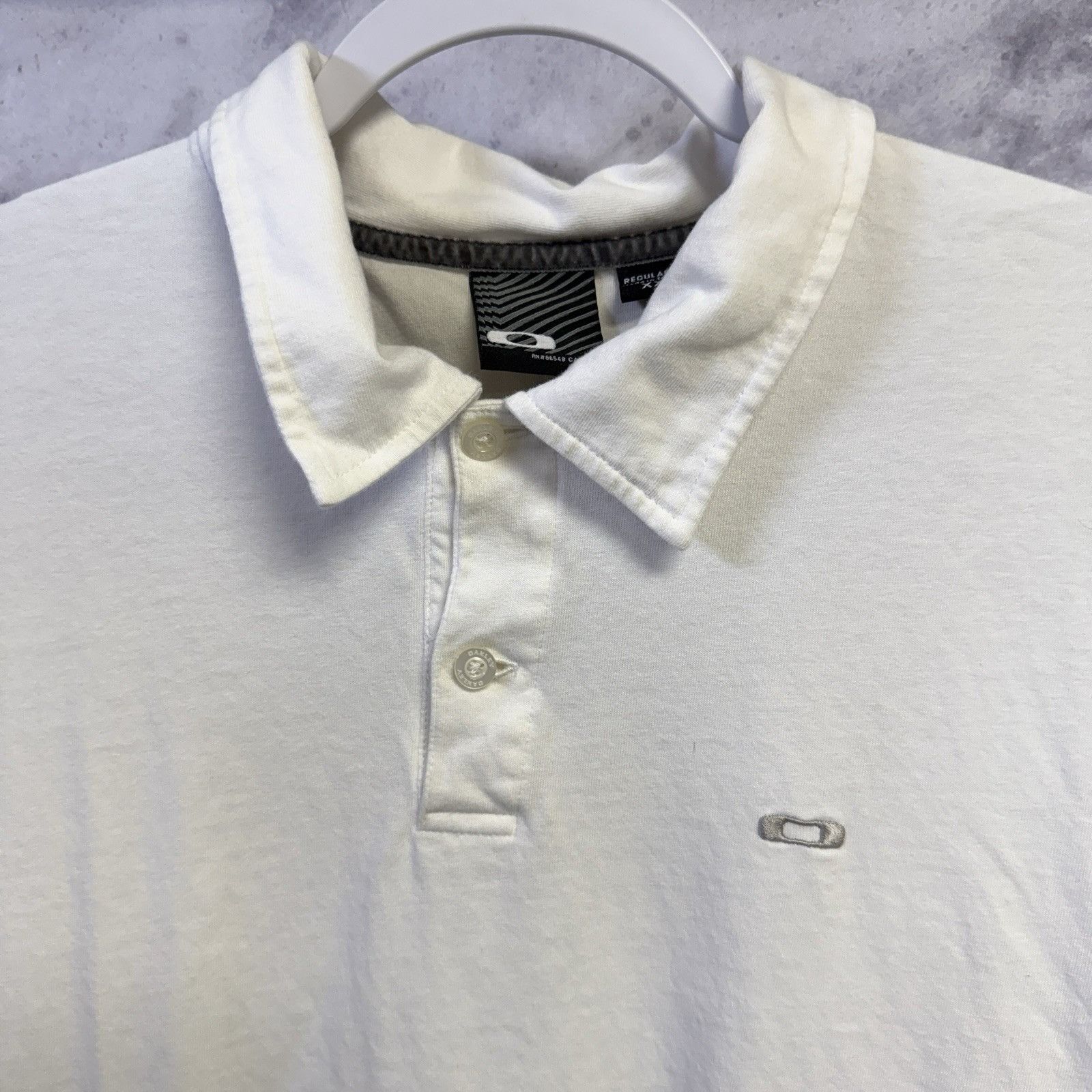 Oakley Oakley Polo Shirt Men’s 2XL XXL 25.5x28.5 White Short Sleeve Size US XXL / EU 58 / 5 - 1 Thumbnail