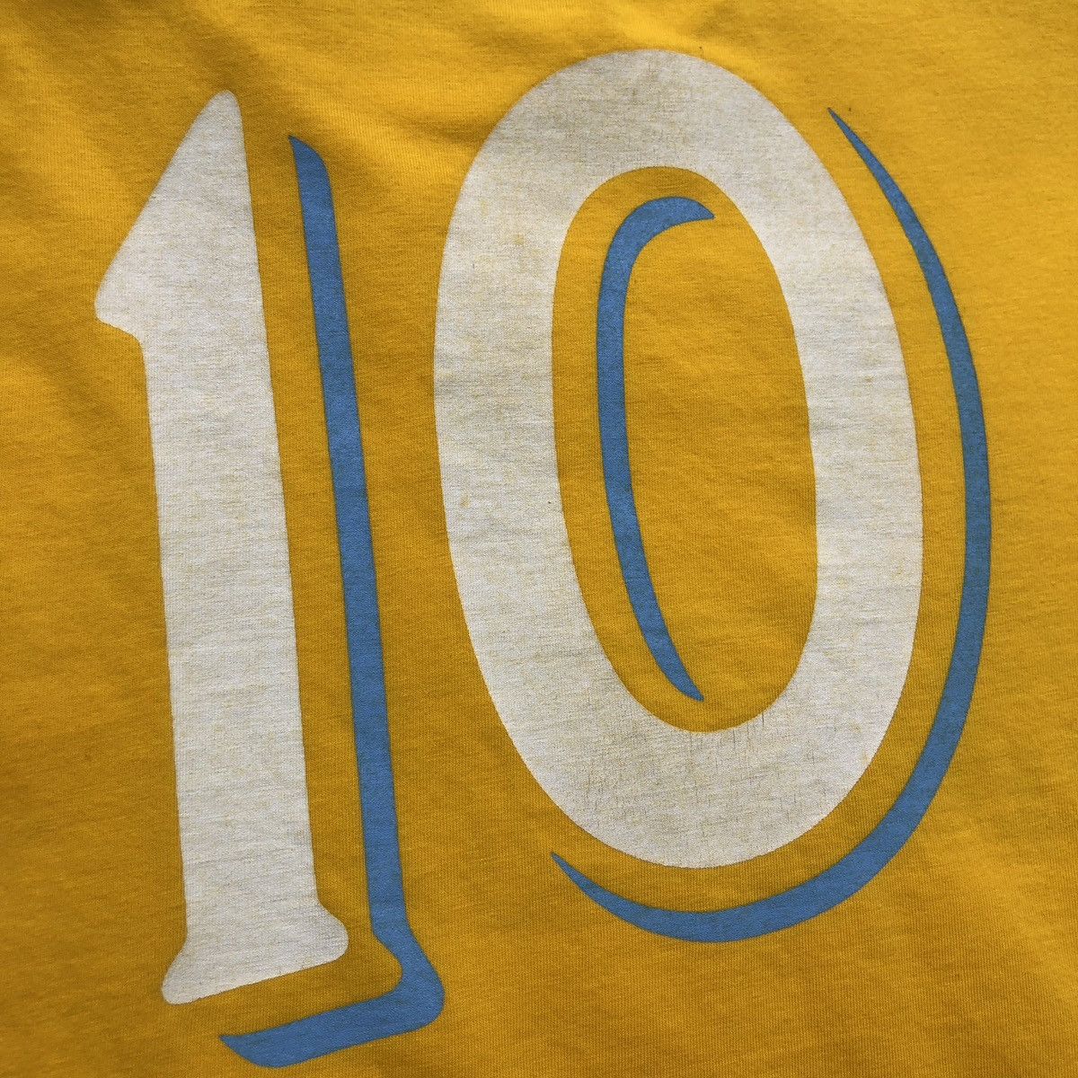 Bogner Bogner Argentina #10 Maradona Vintage T-Shirt Yellow Rare Size US L / EU 52-54 / 3 - 7 Thumbnail