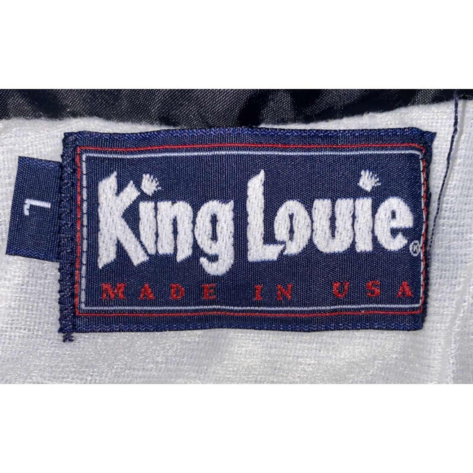 Vintage VINTAGE King Louie Jacket Mens Black Nylon Snap Button Front Size L NWT Size US L / EU 52-54 / 3 - 6 Thumbnail