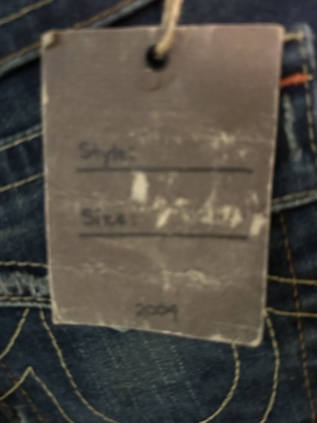 True Religion 2009 NEVER Worn True Religion Flared Blue jeans With tags Size 31" - 6 Thumbnail