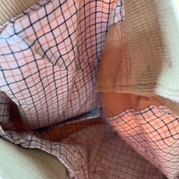 Ralph Lauren Ralph Lauren Jacket Mens Large Bomber Lined Beige Khaki Windowpane Vintage A2 Style Size US L / EU 52-54 / 3 - 2 Thumbnail