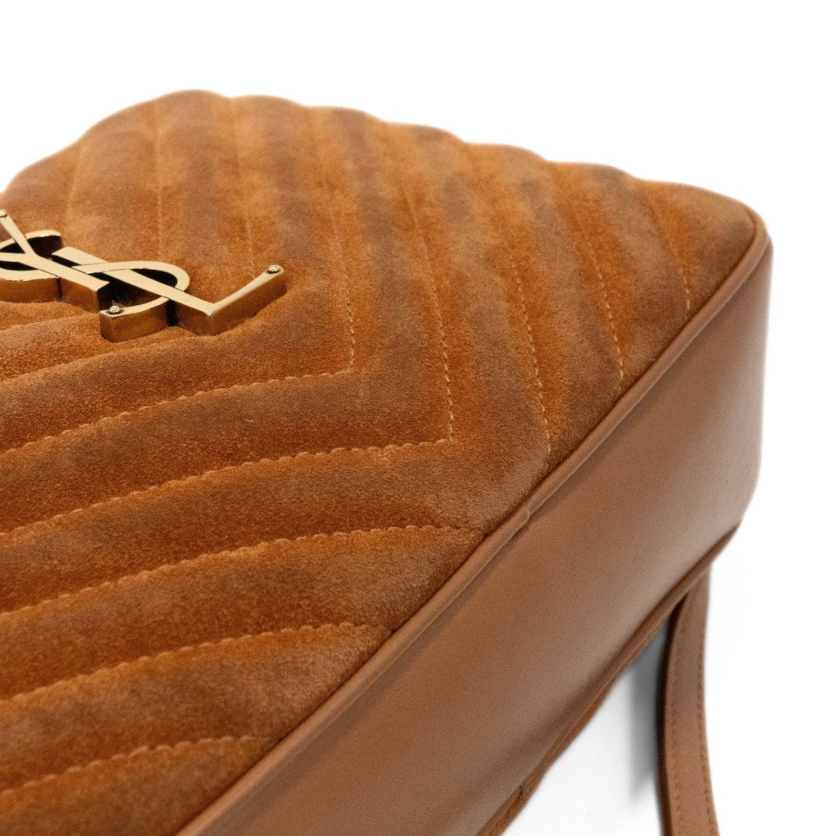 Saint Laurent Paris Saint Laurent Paris 'Lou' Suede Camera Bag Size ONE SIZE - 10 Thumbnail