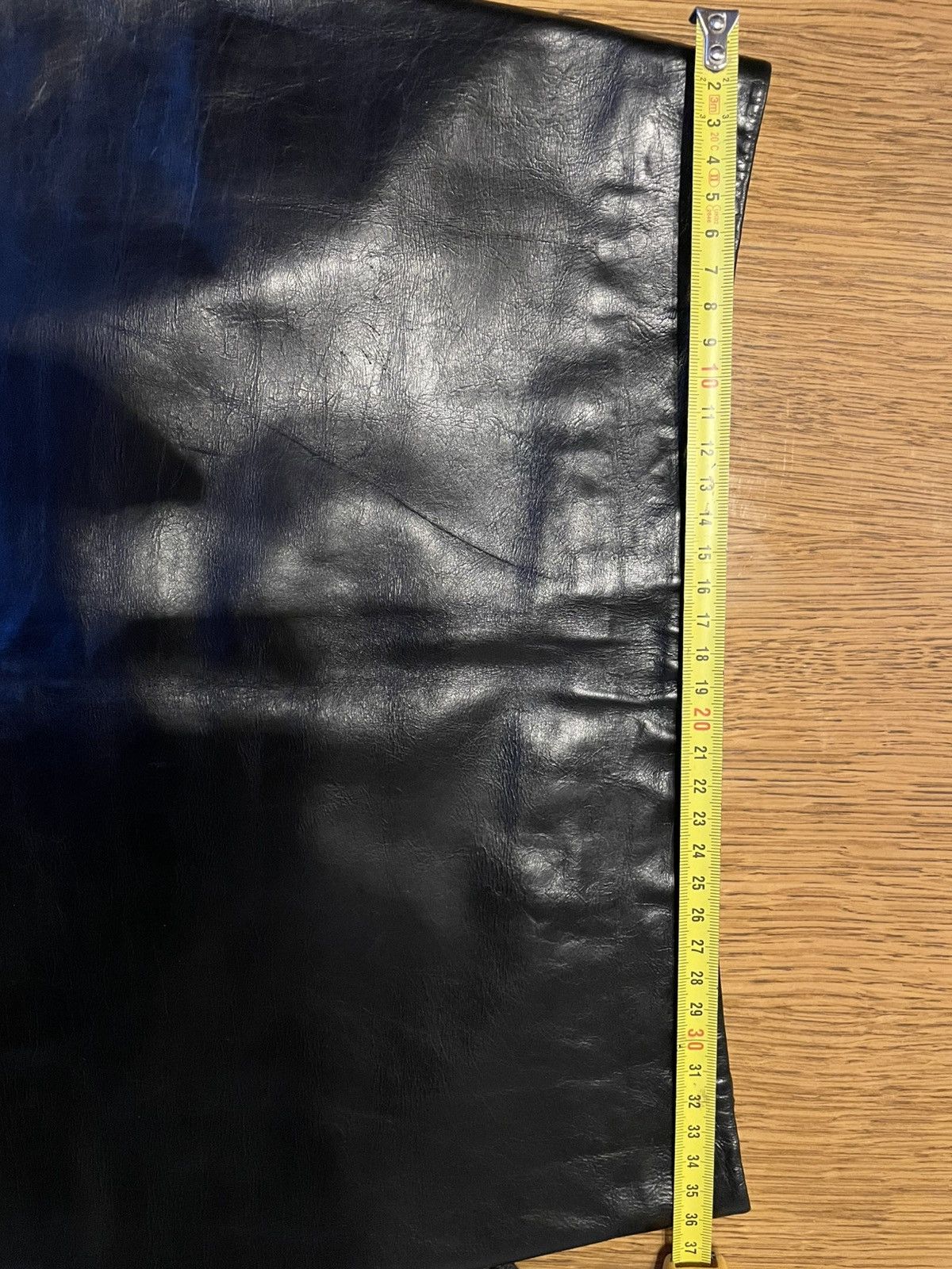 Ann Demeulemeester Leather midi skirt Size 26" / US 2 / IT 38 - 8 Thumbnail