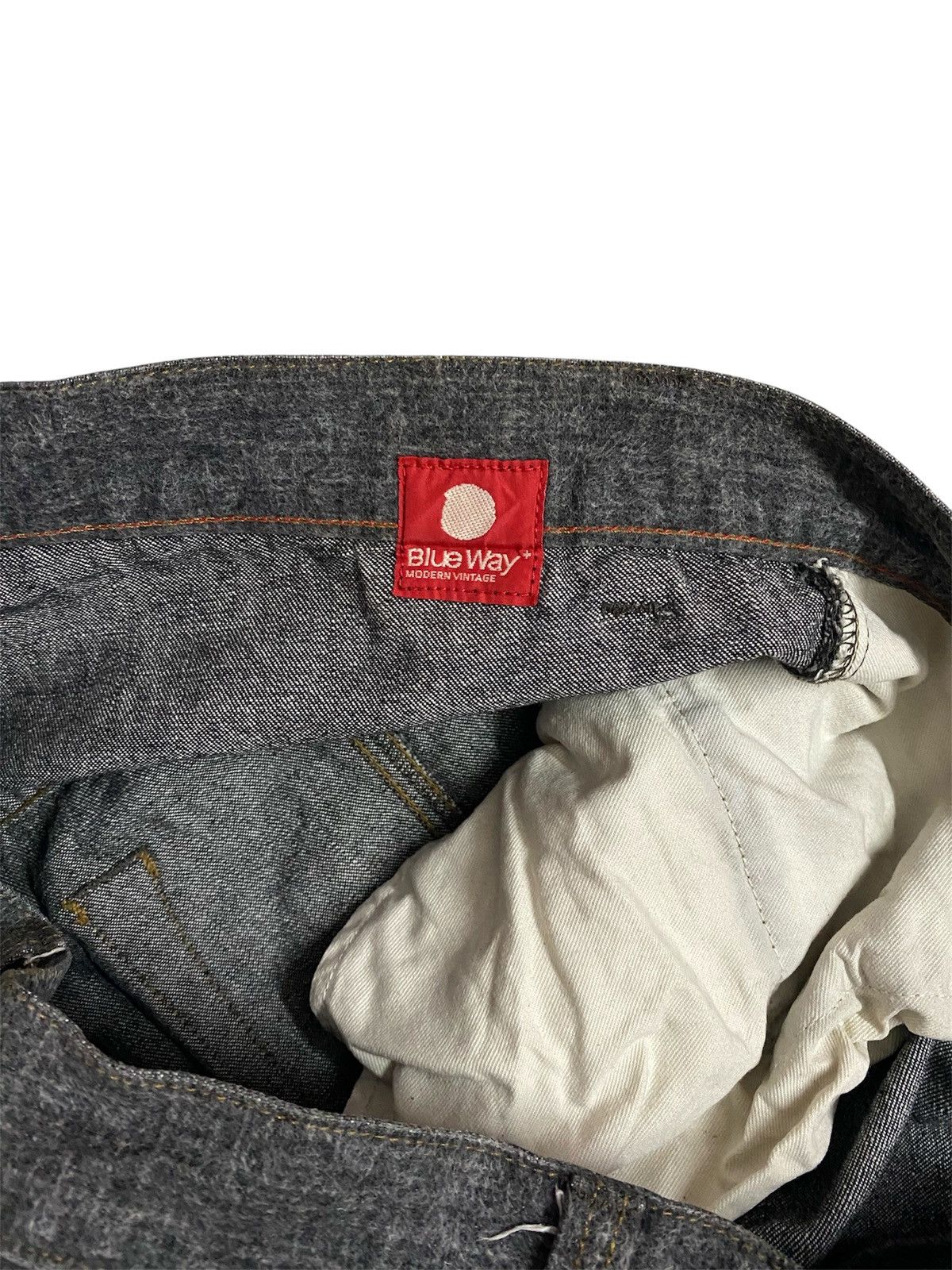 Vintage Vintage Blue Way Denim Jeans Made in Japan – Size 36/37 Size US 36 / EU 52 - 6 Thumbnail