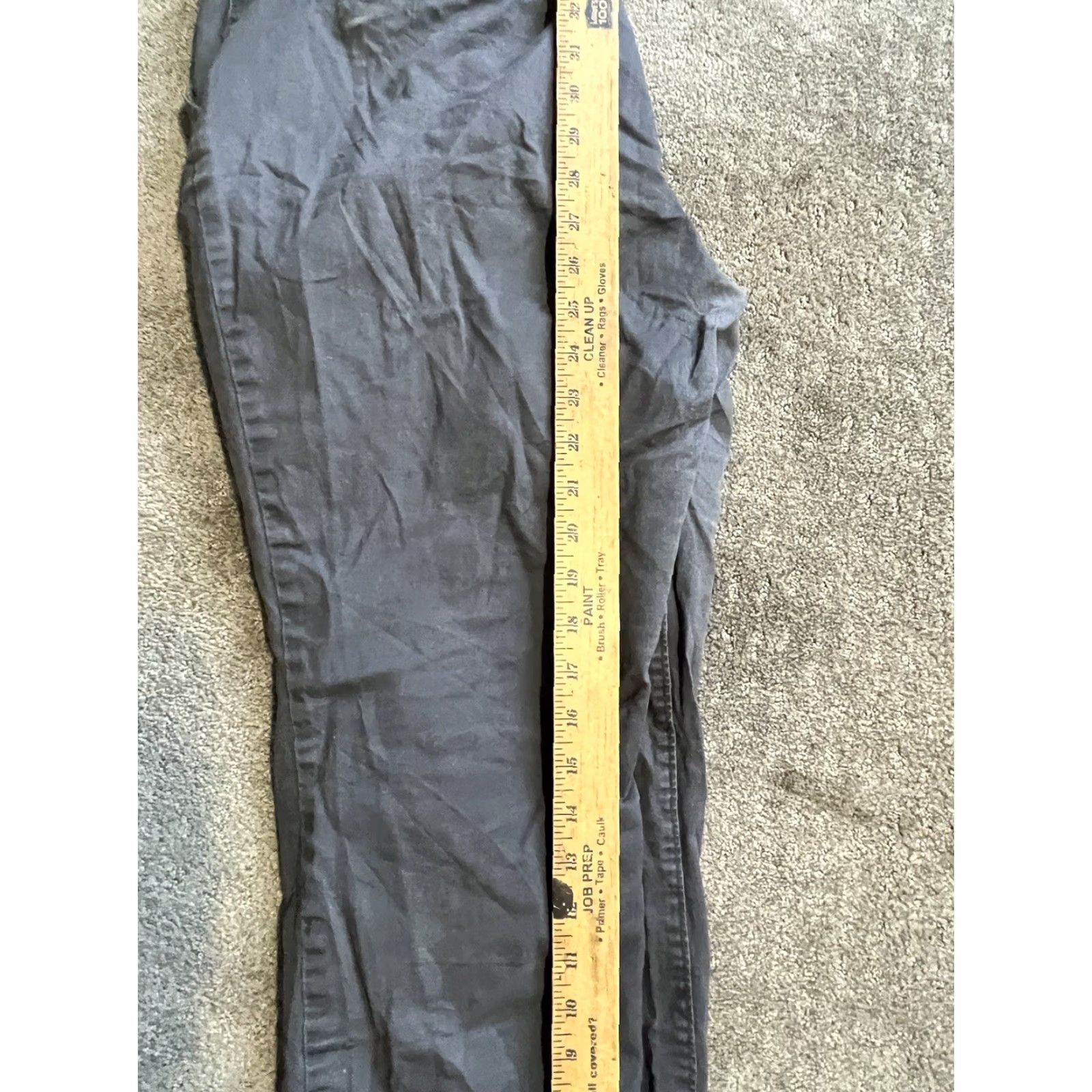 Loft VINTAGE LOFT Dress Pants Skinny Ankle Women’s Size 12 Gray Cotton Spandex Viscose Pockets Size 34" / US 12 / IT 48 - 7 Thumbnail