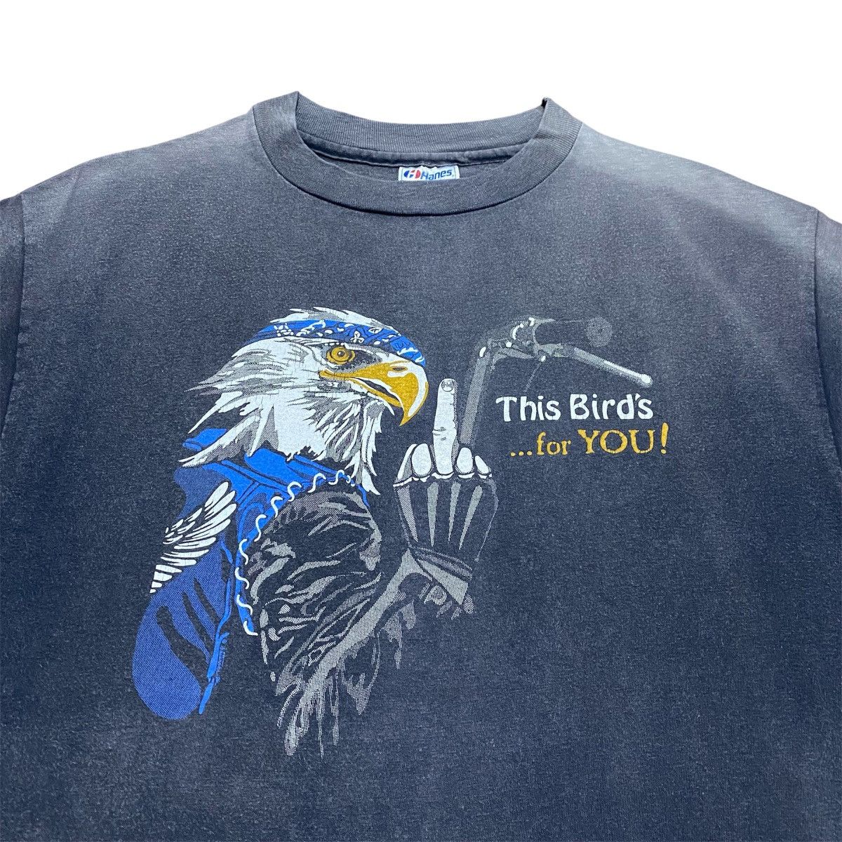 Harley Davidson Rare‼️🔥VTG HD This Bird's For You Motorcycle Eagle T-Shirt Size US M / EU 48-50 / 2 - 3 Thumbnail