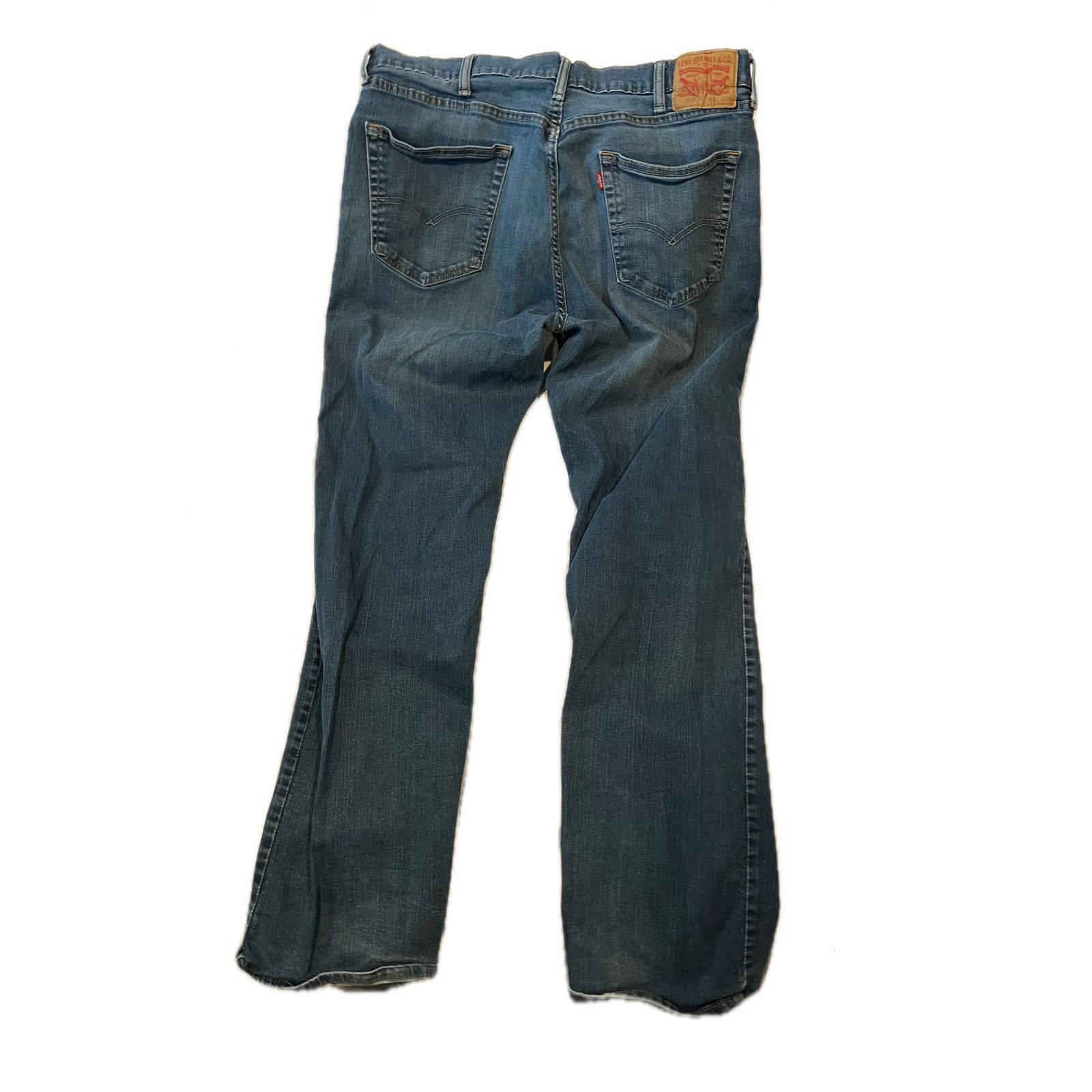 Levi's Levi's 505 Regular Straight Leg Blue Jeans Mens 38x34 Size US 38 / EU 54 - 2 Thumbnail