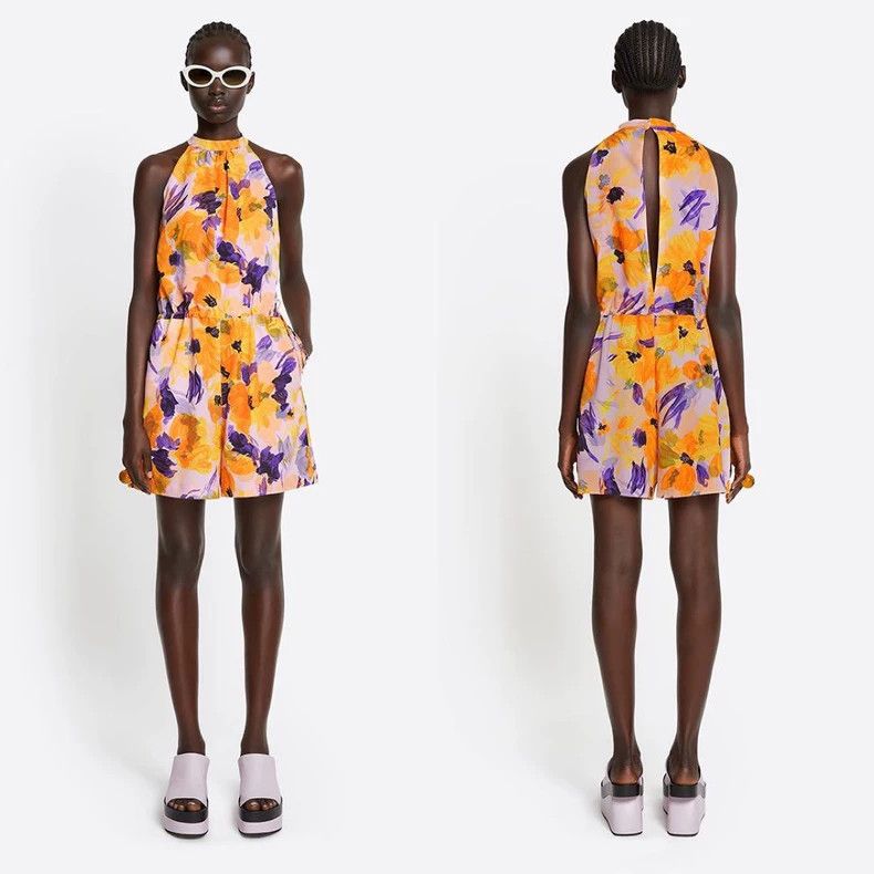 Dries Van Noten DRIES VAN NOTEN size:36 Floral halter dress Size XS / US 0-2 / IT 36-38 - 2 Thumbnail