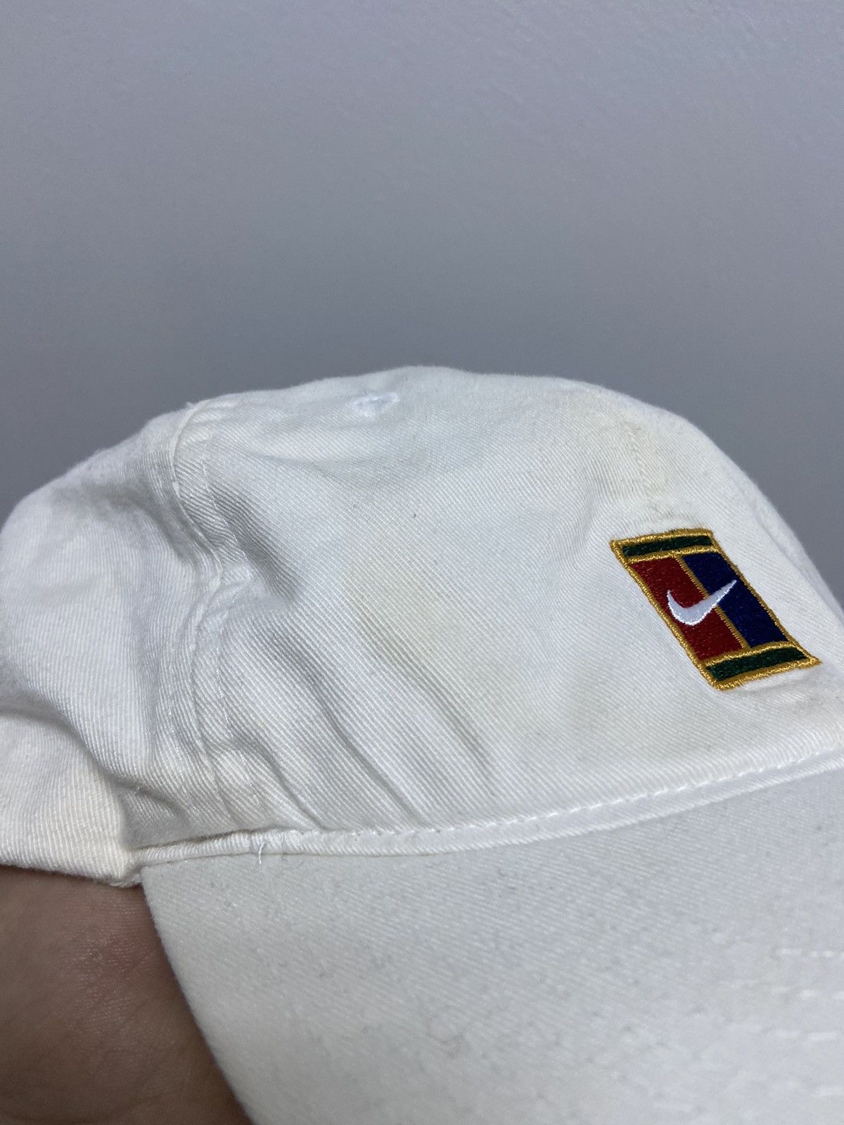 Nike × Vintage Nike Court Vintage Cap Hat Small Logo Y2K Style Casuals Rare Size ONE SIZE - 10 Thumbnail