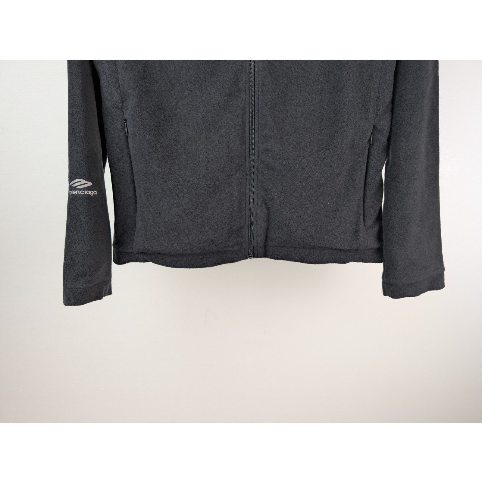 Balenciaga o1rshd1 Zip-Up Jacket in Black Size US L / EU 52-54 / 3 - 4 Thumbnail