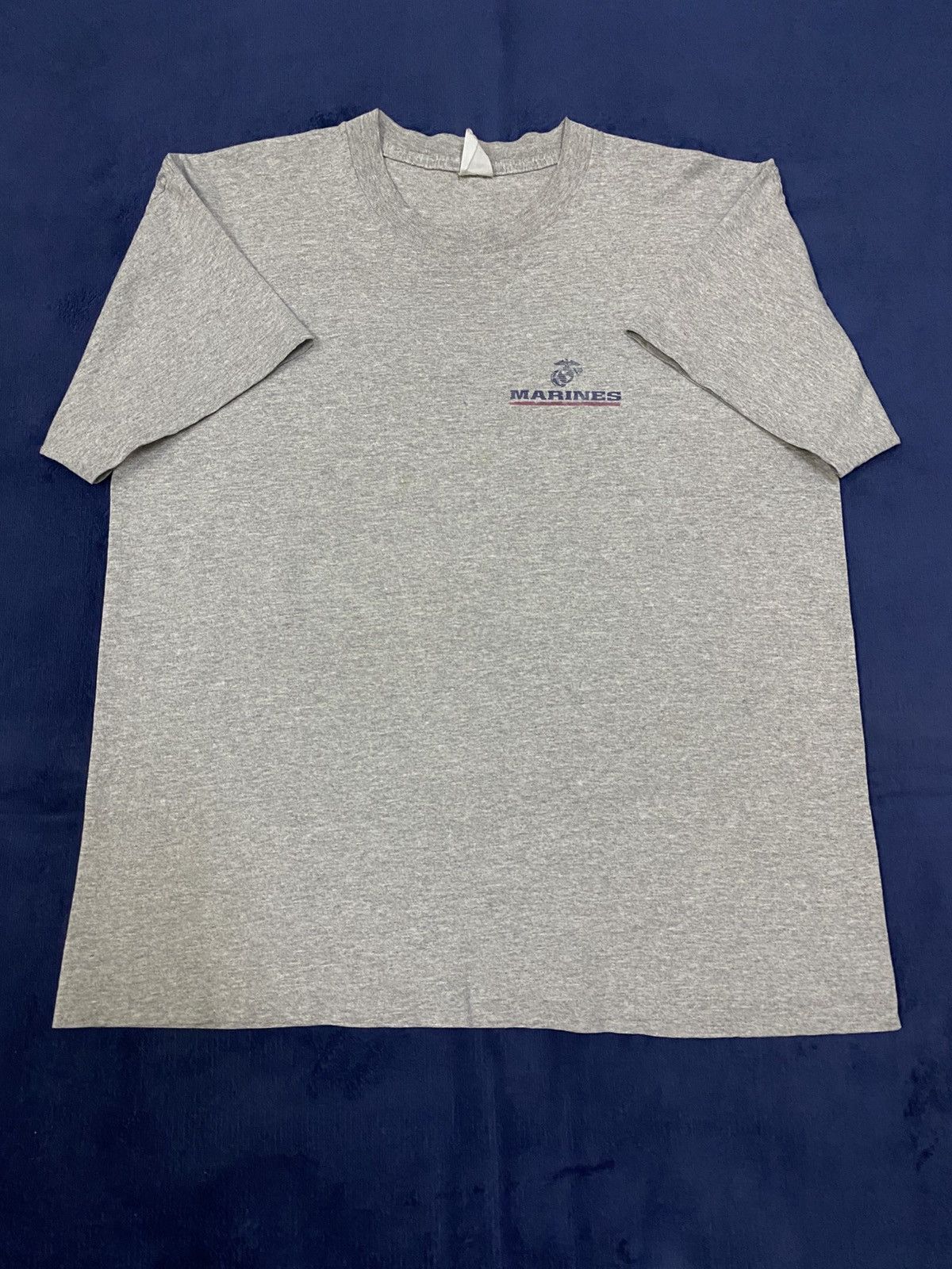 Vintage Vintage 90s Marines Tee Size US L / EU 52-54 / 3 - 3 Thumbnail