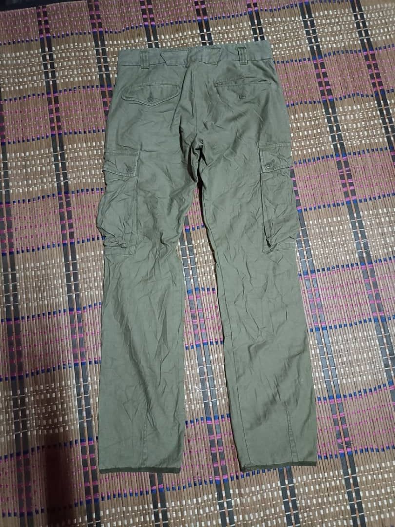 Designer Vintage BACK Number Cargo Pants Military Style Size US 31 - 5 Thumbnail