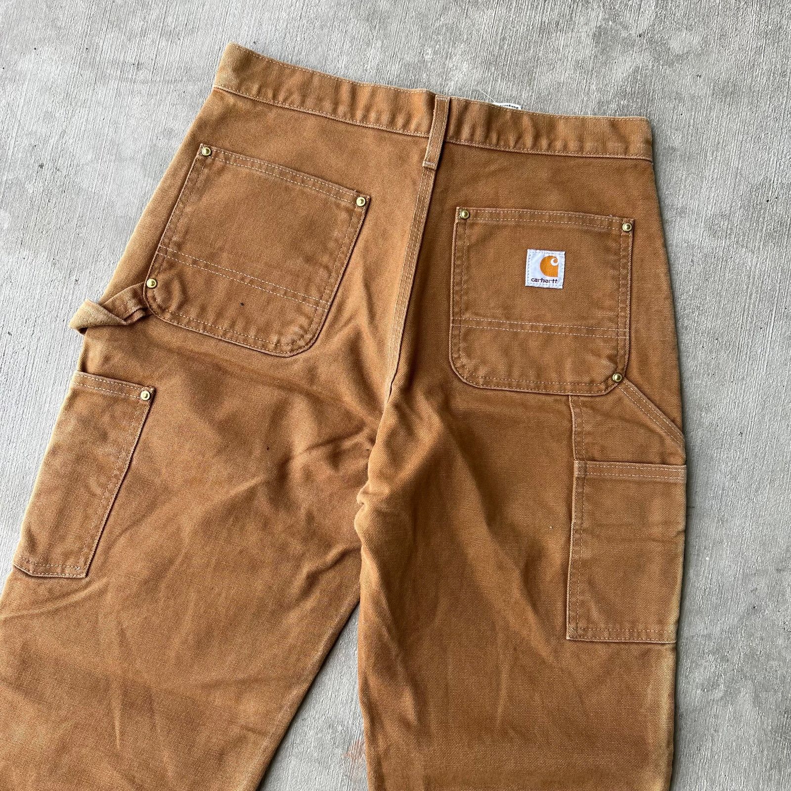 Carhartt × Vintage Carhartt brown double knee work wear carpenter pants Size US 29 - 6 Thumbnail