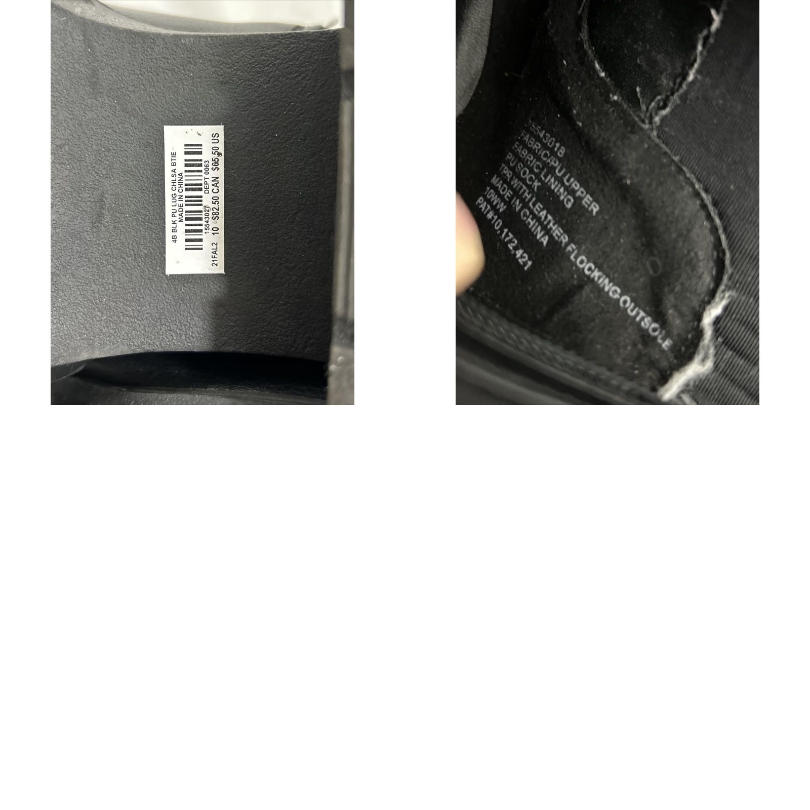 Torrid Torrid Black Chelsea Lug Bootie Ankle Zip Size 10 Women US Shoe Size 10 Chelsea Style Faux Leather Boot MSRP 65 Size US 10 / IT 40 - 9 Thumbnail