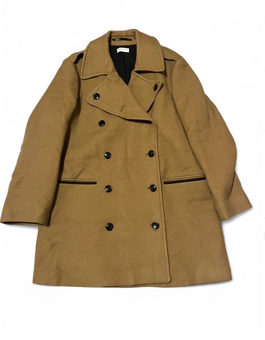 Dries Van Noten Dries Van Noten Beige / Brown Peacoat Size US L / EU 52-54 / 3 - 1 Thumbnail