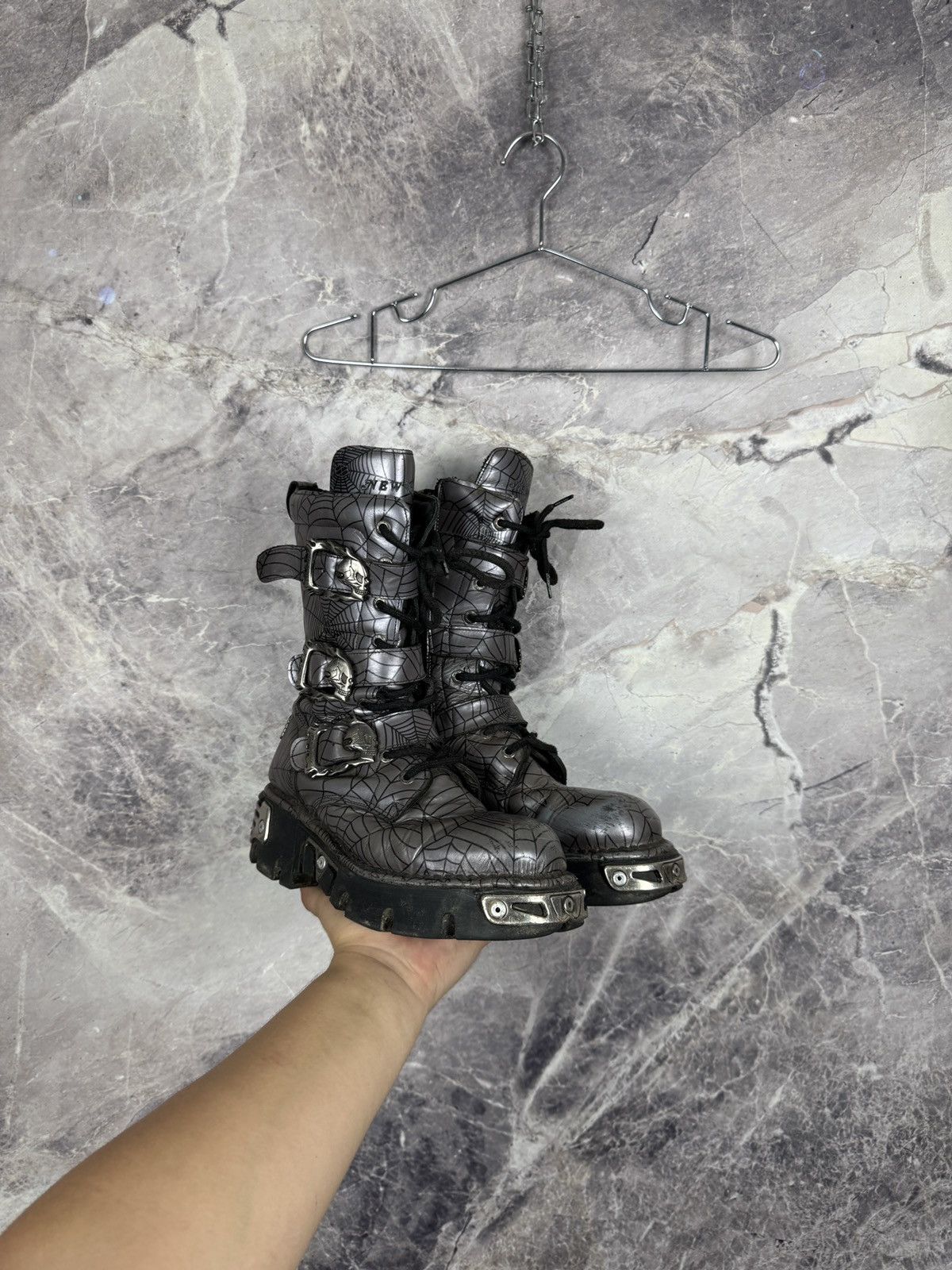 New Rock Vintage Archive New Rocks Platform Boots | Grailed