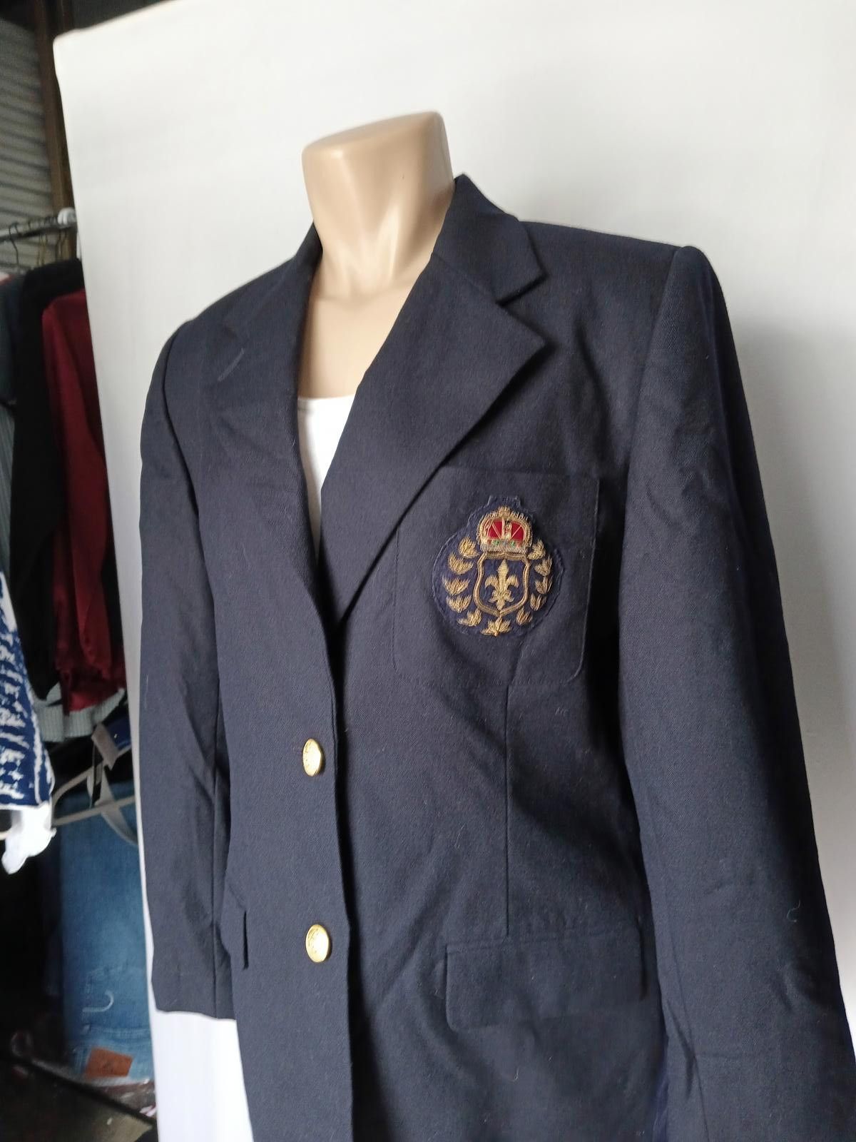 Designer Embassy Row Pure Wool Blazer size 8 Size M / US 6-8 / IT 42-44 - 2 Thumbnail