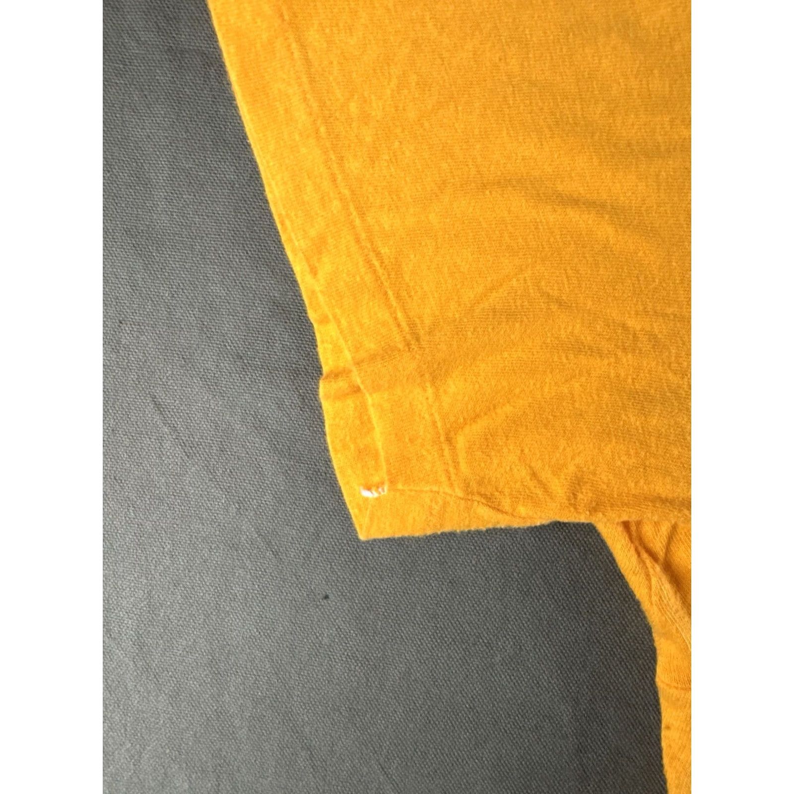 Hanes VINTAGE Hanes King Richard’s Faire Tee USA XL T-Shirt Men 80s Mustard Yellow 100% Cotton Short Sleeve Crew Neck Century Edition 10th Annual Size US XL / EU 56 / 4 - 5 Thumbnail