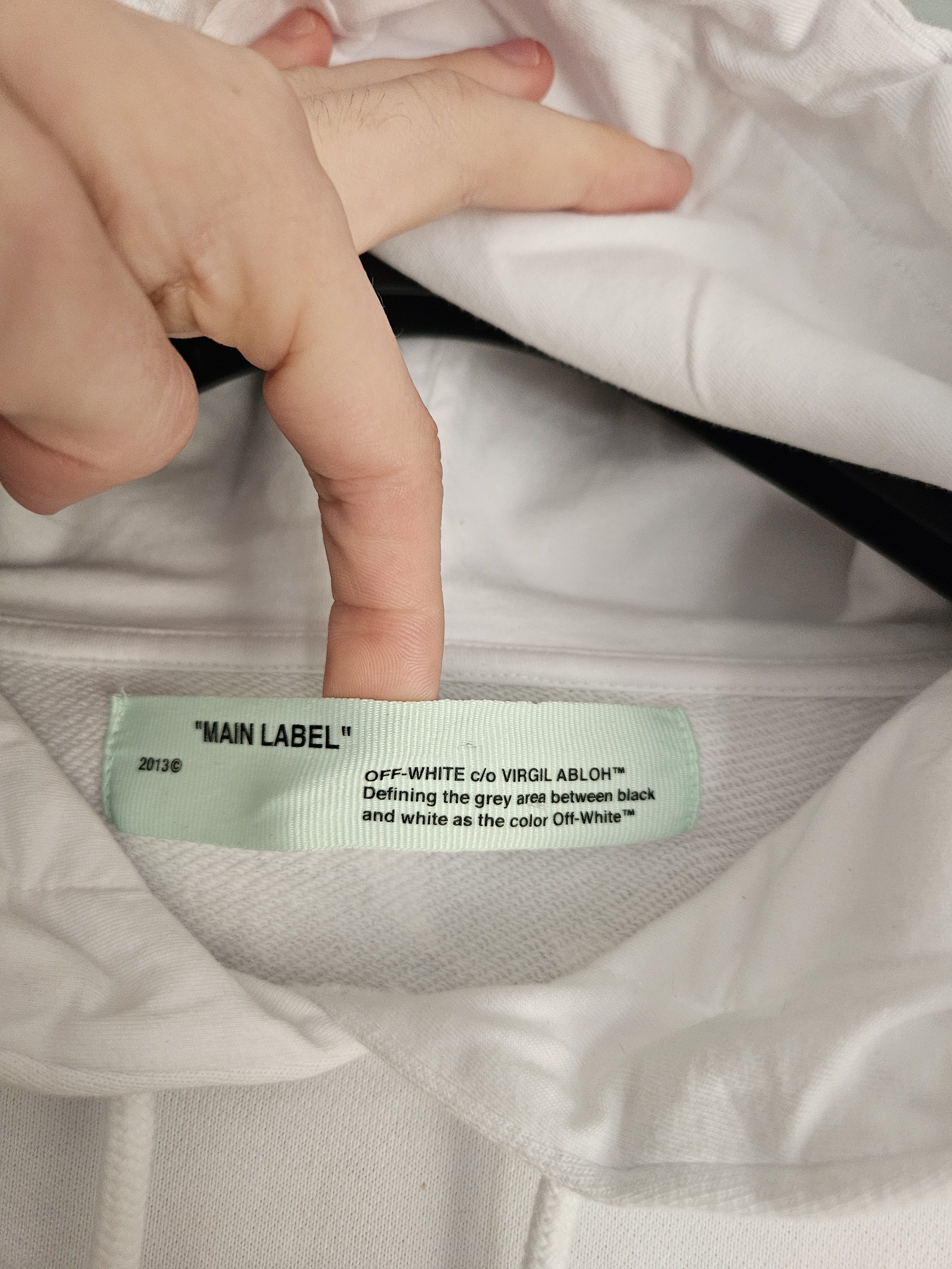 Off-White Off White Cropped White Cotton Arrows Hoodie Size S / US 4 / IT 40 - 6 Thumbnail