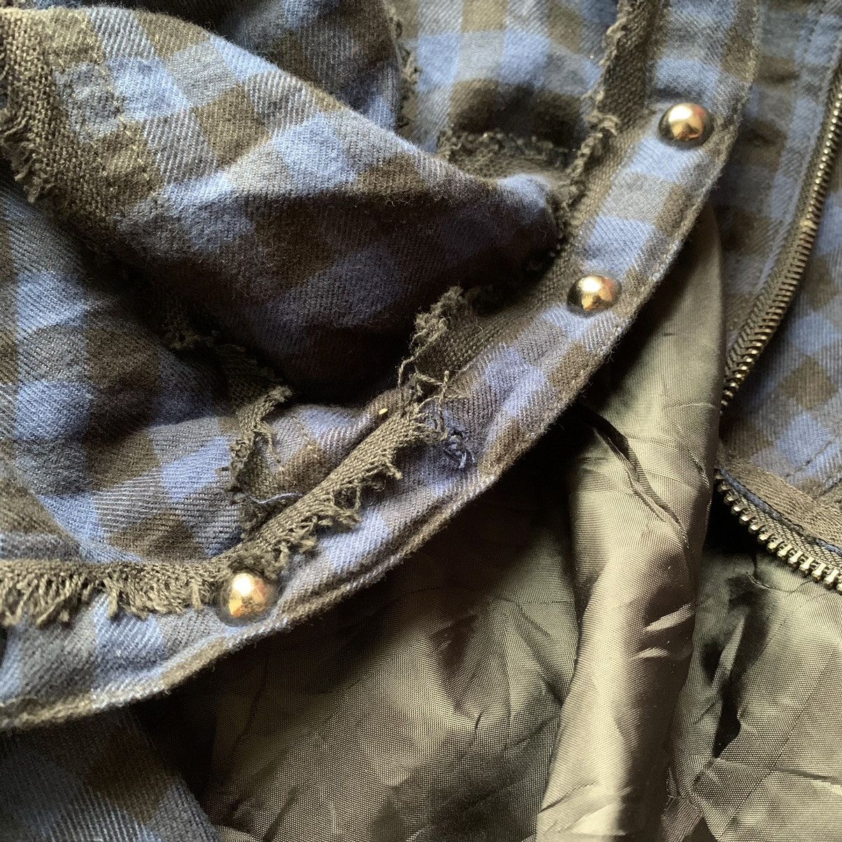 Japanese Brand Studded Bondage Punk by Algonquins Double Collar Jacket Size M / US 6-8 / IT 42-44 - 9 Thumbnail