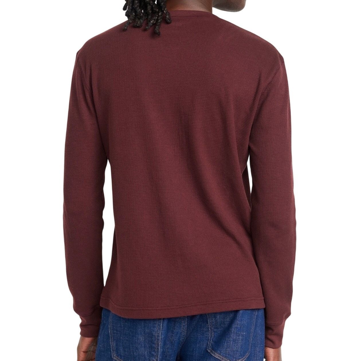 Old Navy Old Navy Waffle Henley T-Shirt in Mountain Wood, Size L Size US L / EU 52-54 / 3 - 3 Thumbnail
