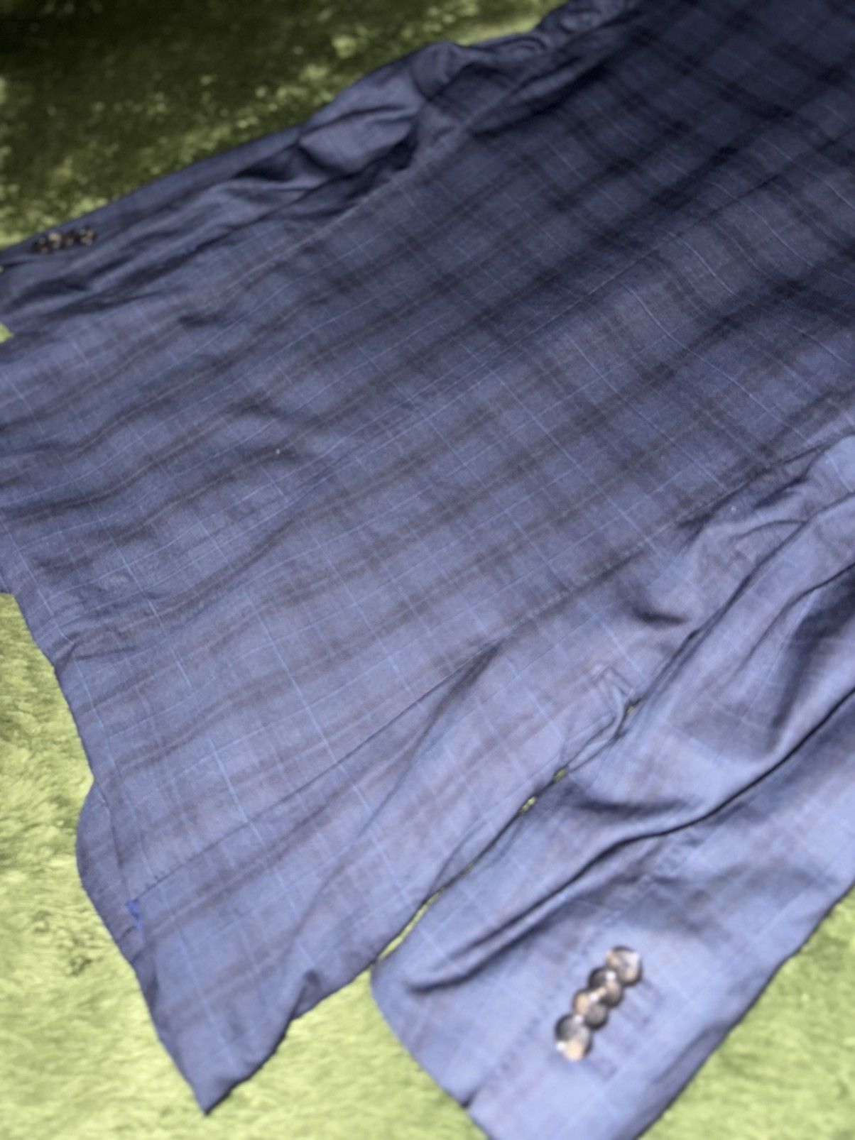 Loro Piana Loro Piana Fabric Japanese Tailor-Made Check Blazer Size 40S - 11 Thumbnail