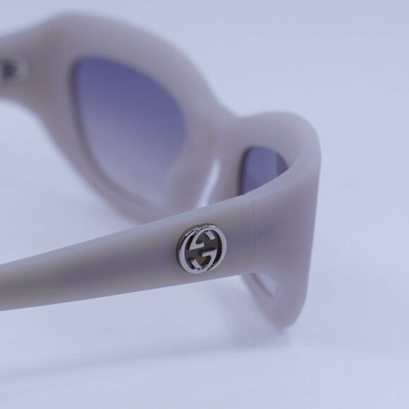 Gucci Gucci GG1784S 005 Sunglasses Light Grey Cat Eye Frame Size ONE SIZE - 9 Thumbnail