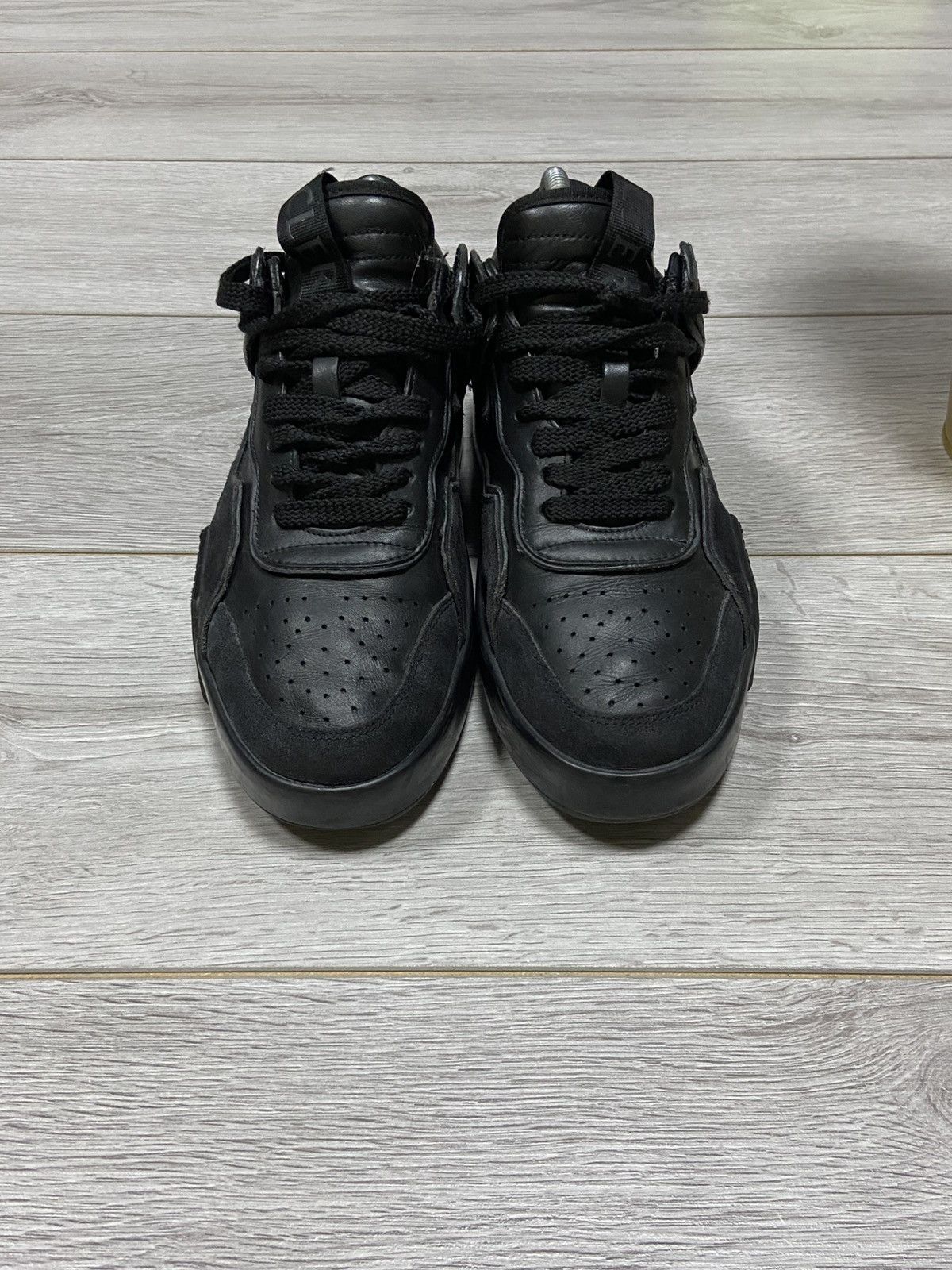 Moncler Moncler Promyx Space leather Sneakers Black Size US 8 / EU 41 - 7 Thumbnail