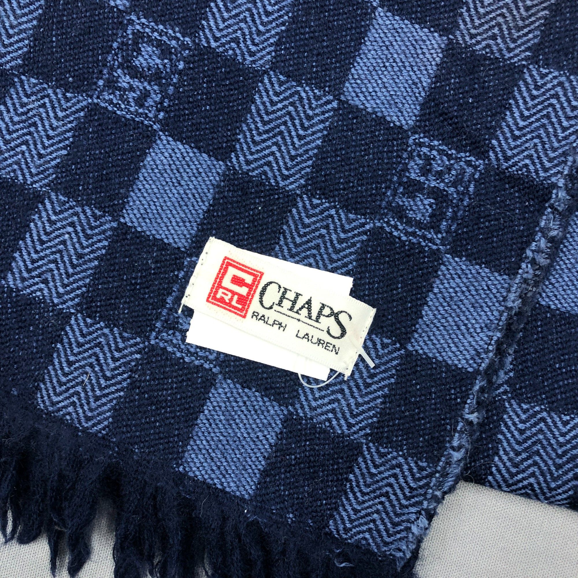 Chaps Ralph Lauren Vintage Chaps Ralph Lauren Scarf Muffler Wool Winter Size ONE SIZE - 4 Thumbnail
