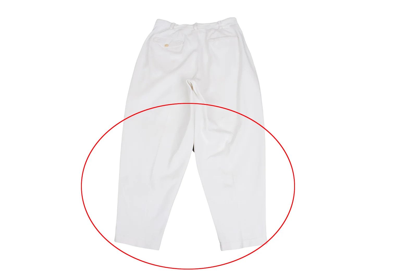 Comme des Garcons Homme Plus Cotton Center Seam Tapered Pants Off White Size S Size US 30 / EU 46 - 15 Thumbnail