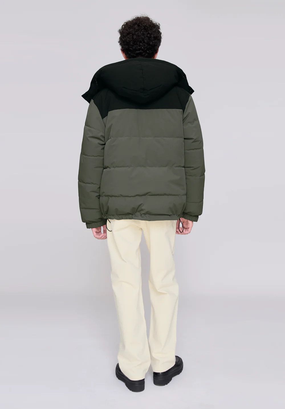 A.P.C. o1mle1125 Chris Puffer Jacket in Noir/Green Size US L / EU 52-54 / 3 - 3 Thumbnail