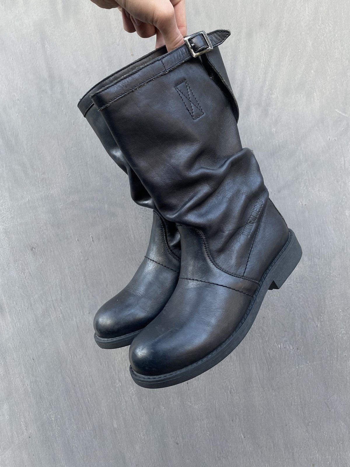 Dirk Bikkembergs × Vintage Bikkembergs Vintage High Leather Boots 37 made italy Size US 7 / IT 37 - 14 Thumbnail
