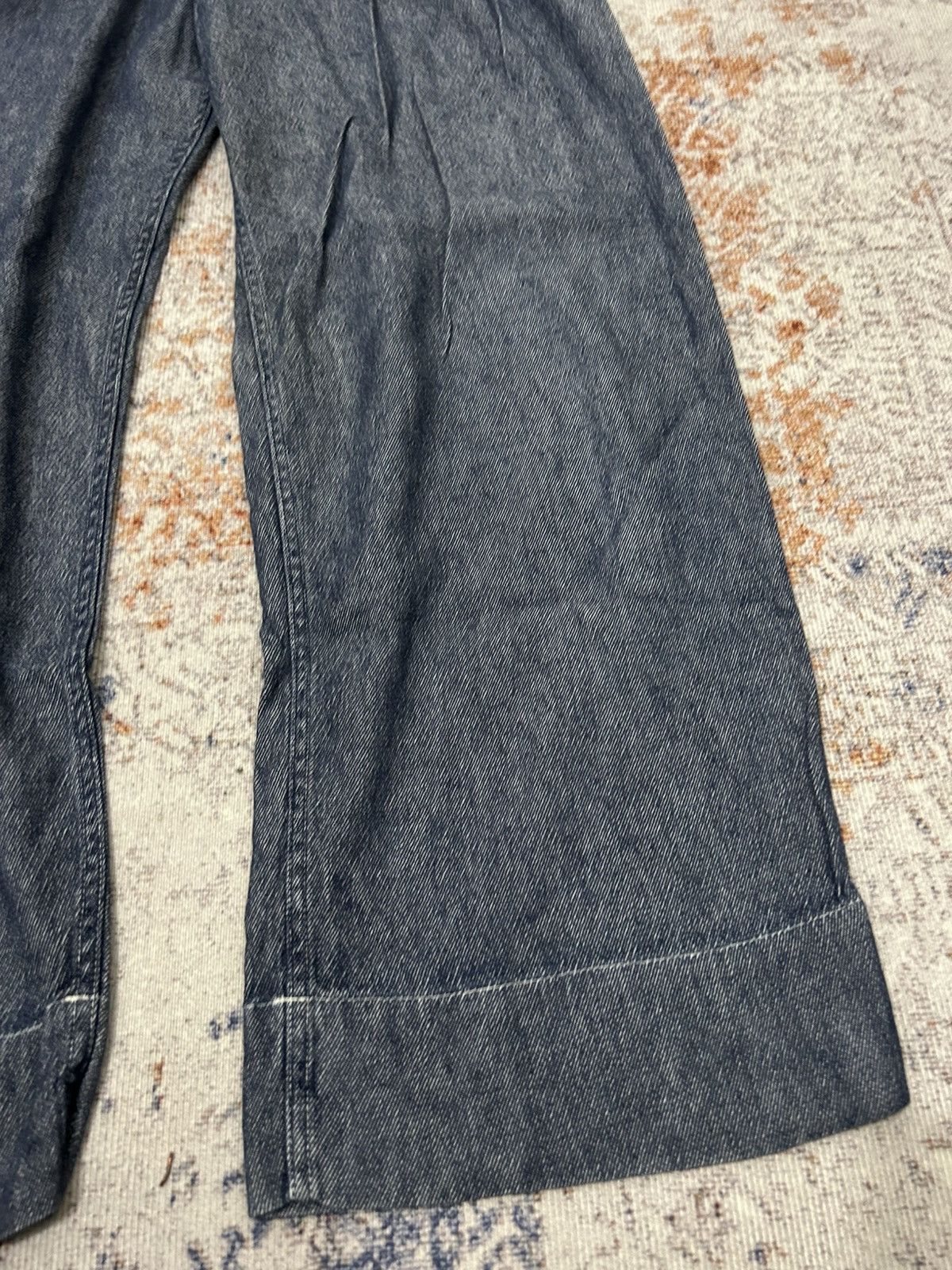 Japanese Brand × Yohji Yamamoto Coen Japan Baggy Jeans Left Side Zipper yohji style Size US 29 - 5 Thumbnail