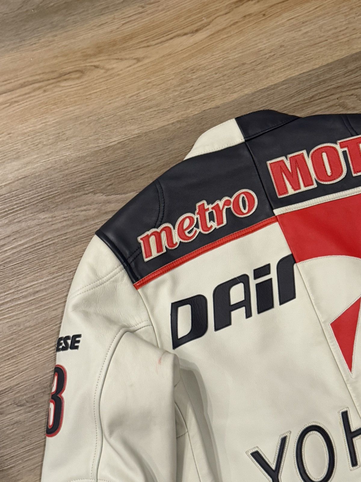 Yohji Yamamoto AW04 Y’s x Dianese Metro Moto Split Leather Racer Jckt Size US XXS / EU 40 - 15 Thumbnail