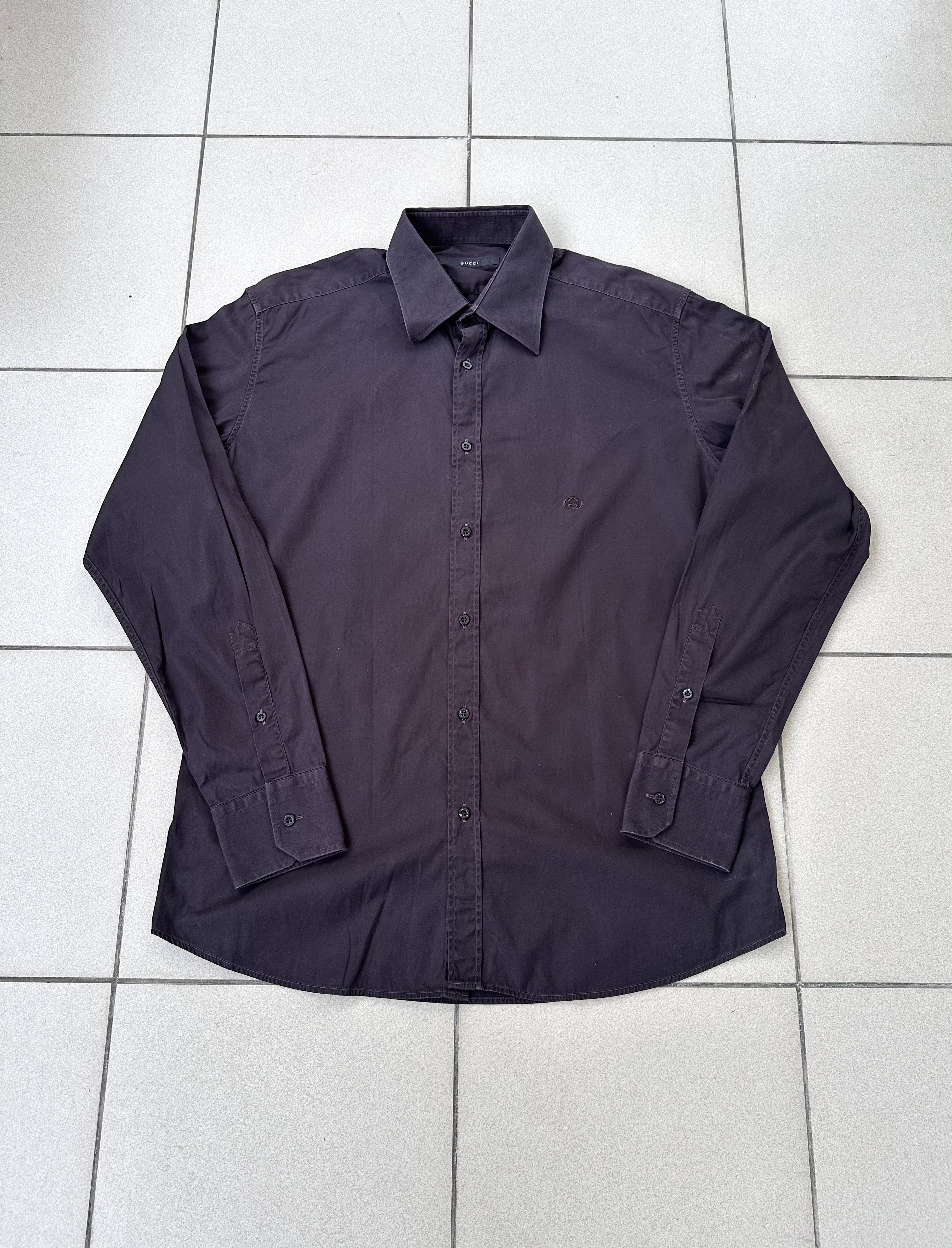Gucci × Vintage Vintage Gucci elegant men button up shirt Size US L / EU 52-54 / 3 - 1 Thumbnail