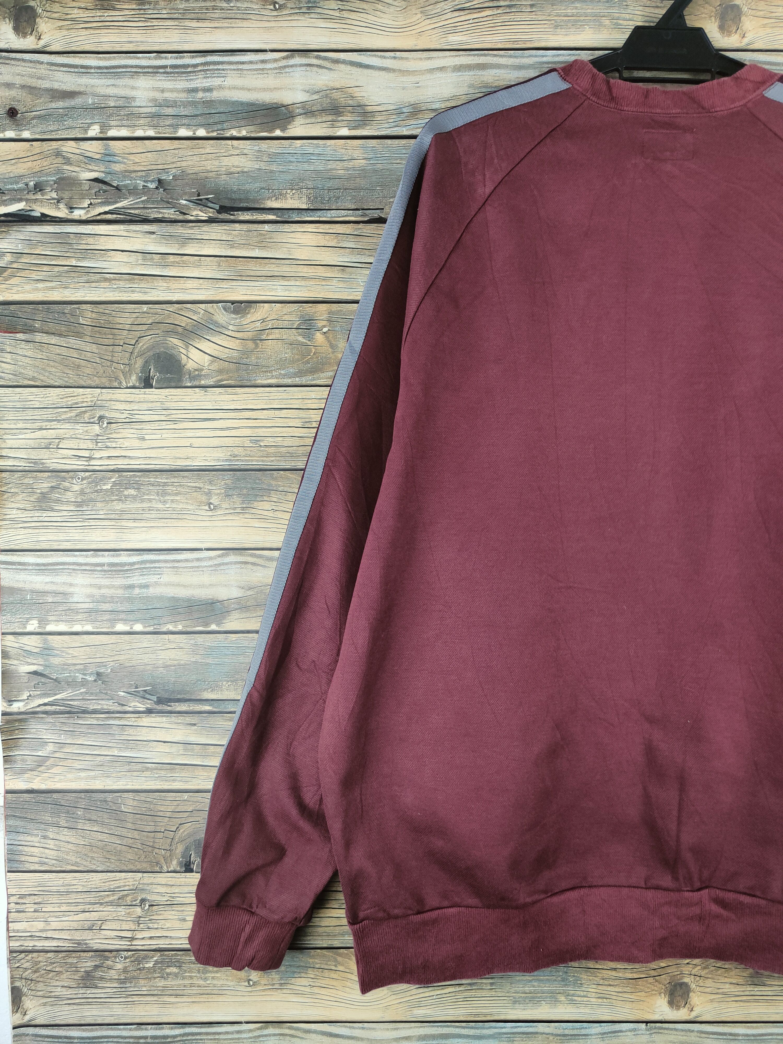 Japanese Brand Vintage & Retro Beams Maroon Sweatshirts Size US L / EU 52-54 / 3 - 9 Thumbnail