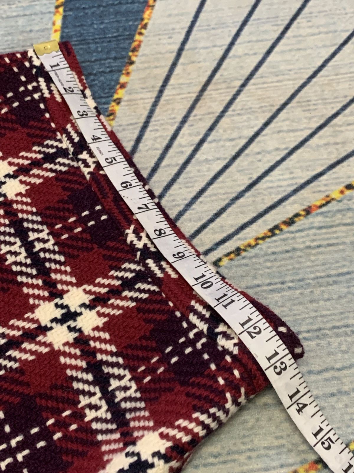 agnes b. AGNES B. Wool Tartan Mini Skirt Size 26" / US 2 / IT 38 - 12 Thumbnail