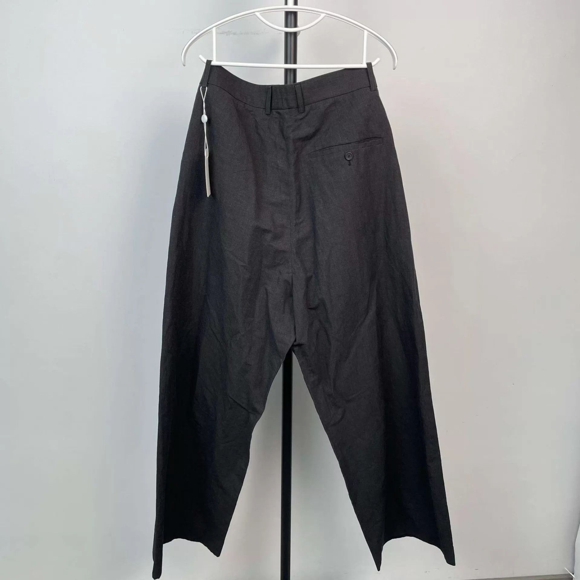 Balenciaga Balenciaga 98 New Gray Black Trousers S Size US 29 - 2 Thumbnail