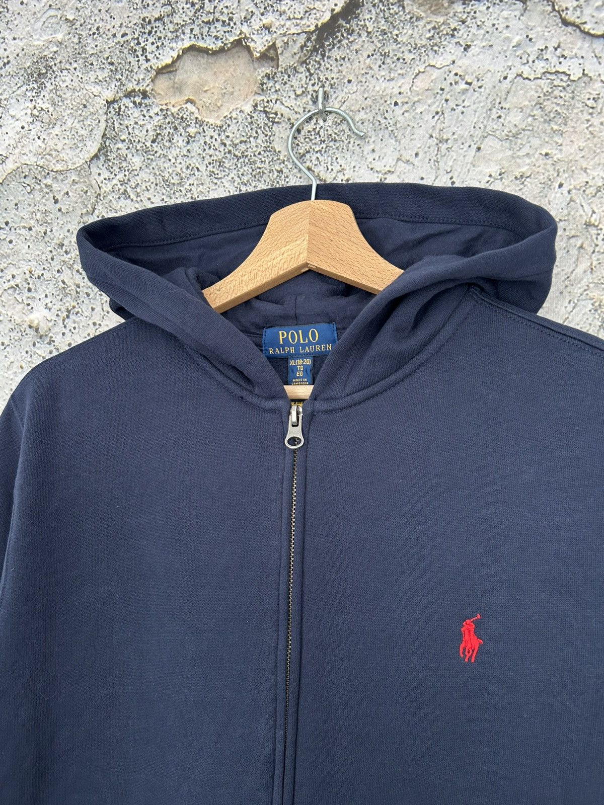 Polo Ralph Lauren Polo Ralph Lauren Vintage Zip Hoodie Basic Logo Hype Skate Size US S / EU 44-46 / 1 - 3 Thumbnail