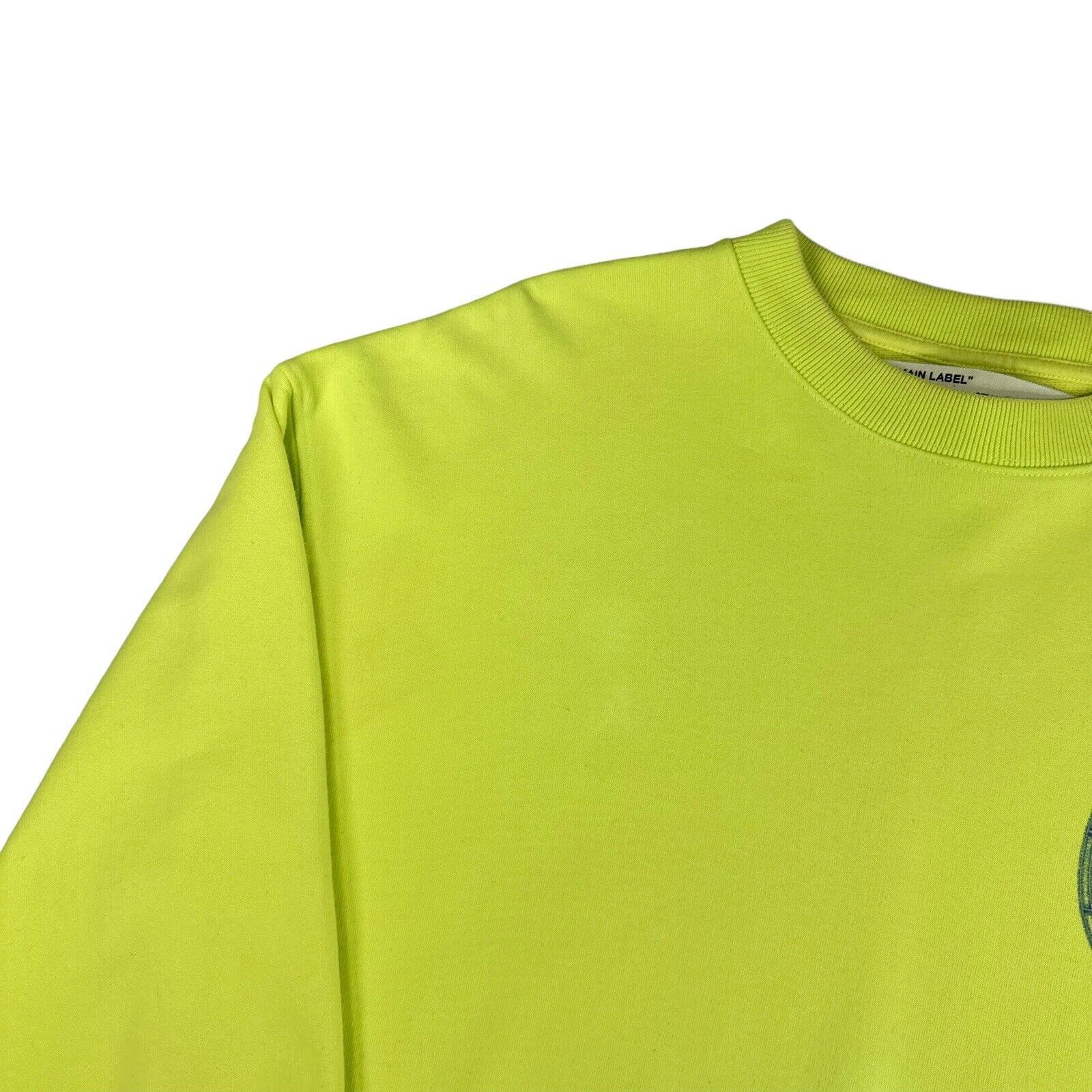 Off-White Off-White Size XS Sweatshirt Neon Green/Yellow Rationalism Size US XS / EU 42 / 0 - 10 Thumbnail